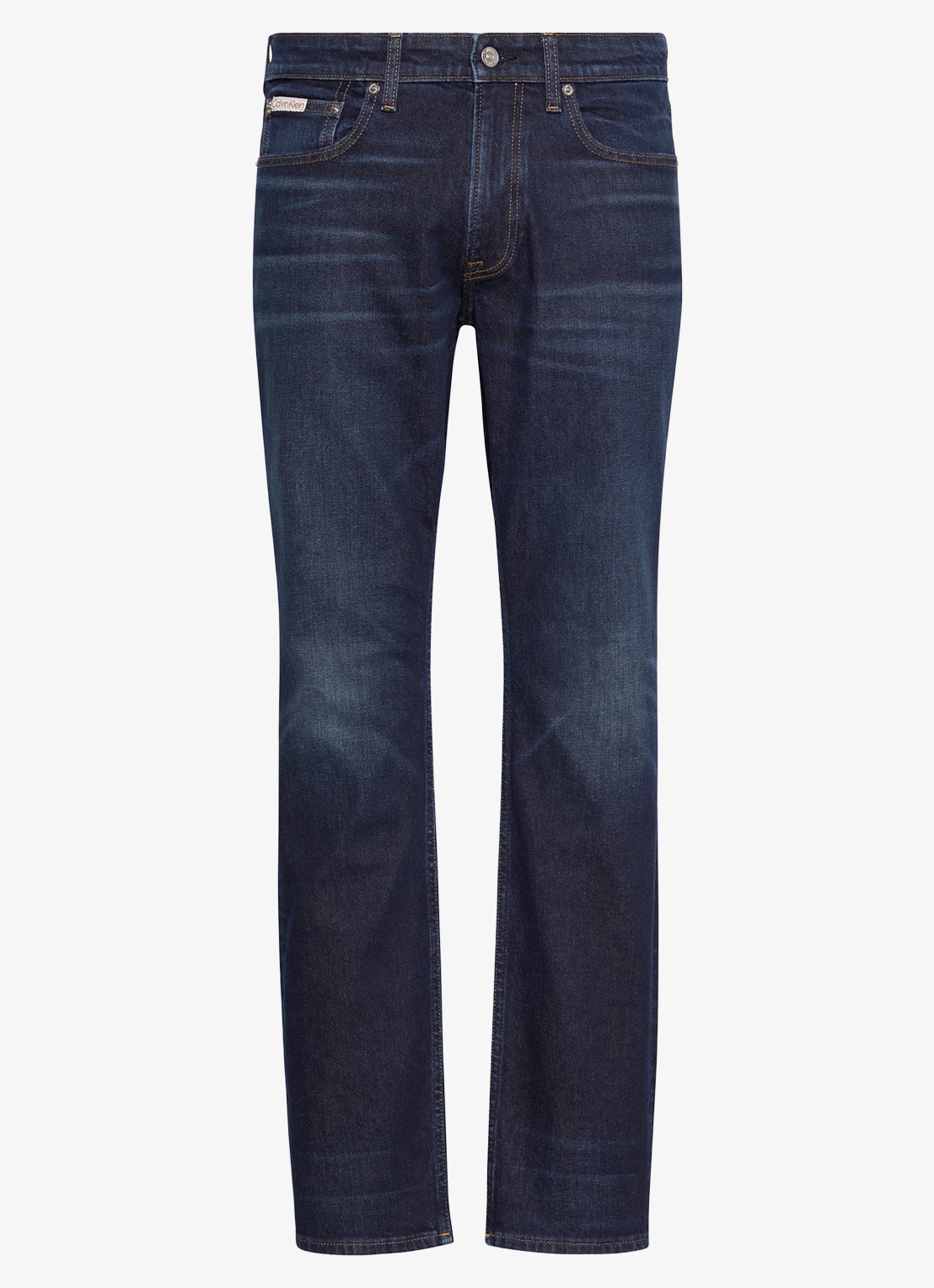 Calvin Klein Slim fit jeans met steekzakken - voorkant 2 denim