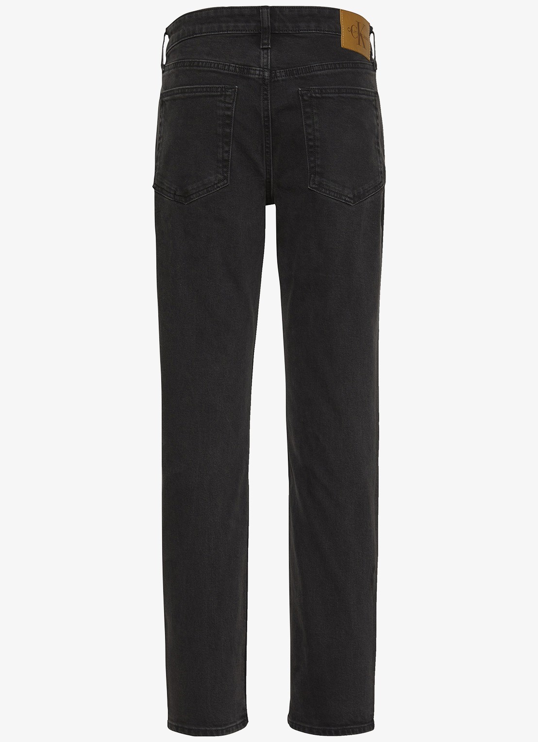 Calvin Klein Slim fit jeans met steekzakken - detail 8 donkergrijs