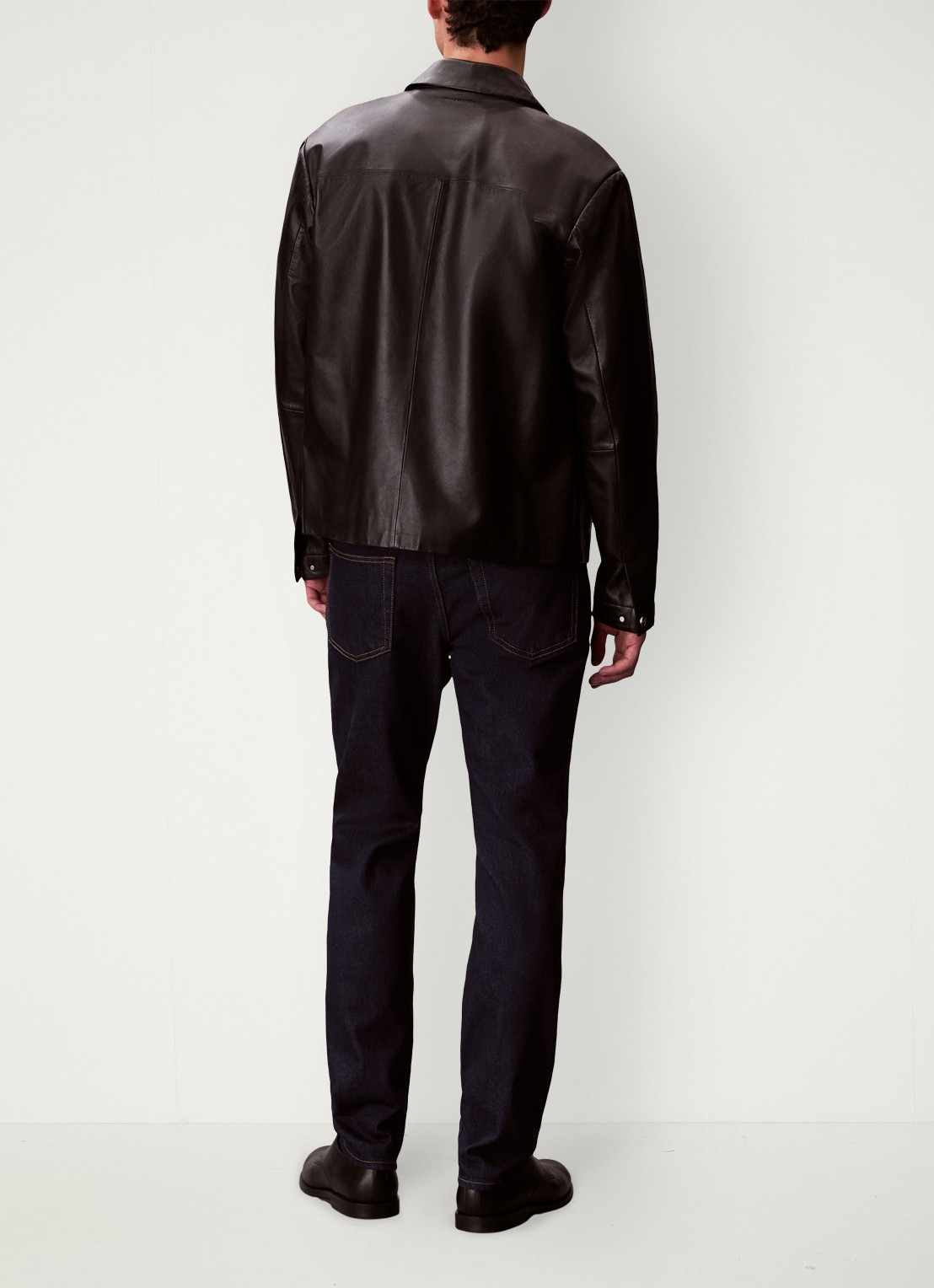 Calvin Klein Slim fit jeans met steekzakken - achterkant denim