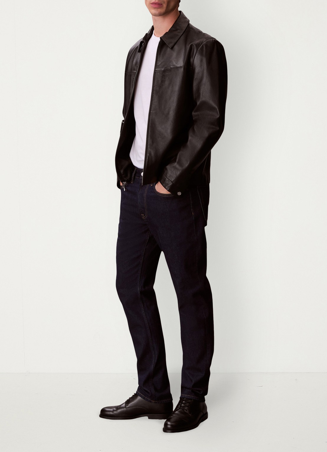 Calvin Klein Slim fit jeans met steekzakken - detail 6 denim