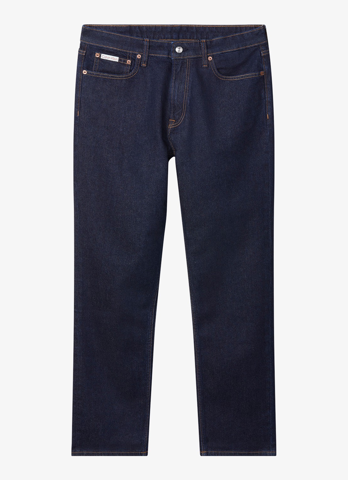 Calvin Klein Slim fit jeans met steekzakken - voorkant 2 denim