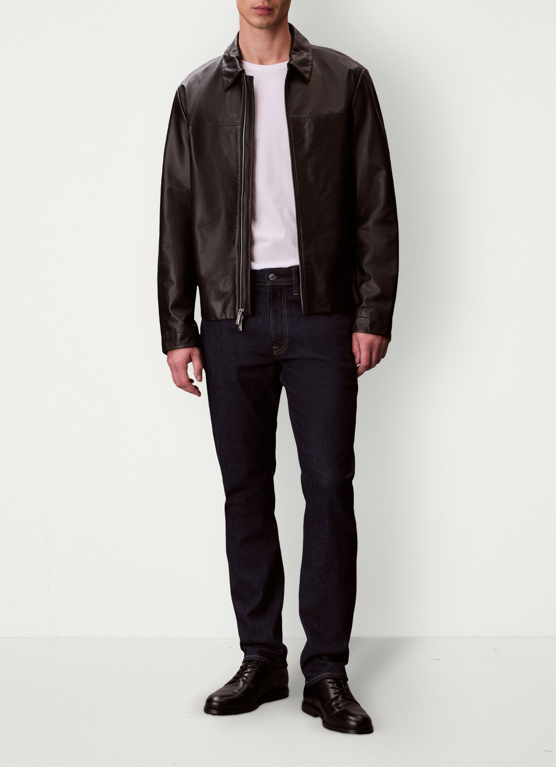 Calvin Klein Slim fit jeans met steekzakken - voorkant 3 denim