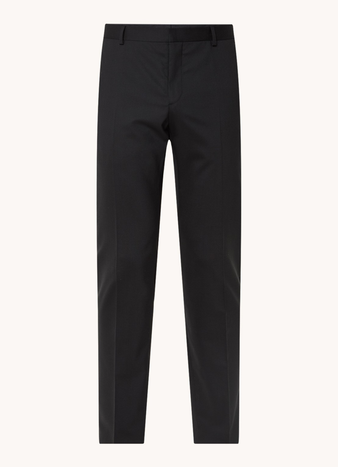 Calvin Klein Slim fit trousers met steekzakken - voorkant 4 zwart