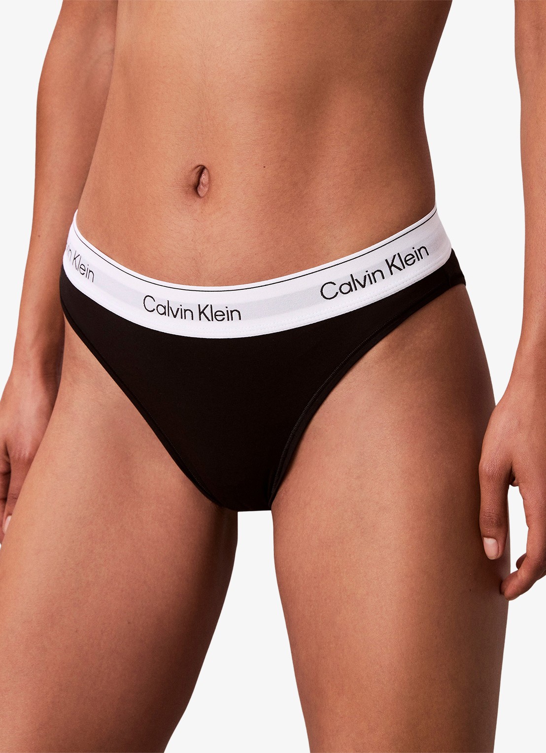 Calvin Klein Slip met logoband - detail 4 zwart