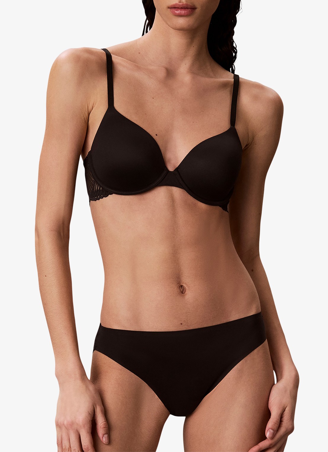 Calvin Klein Slip van kant - detail 2 zwart
