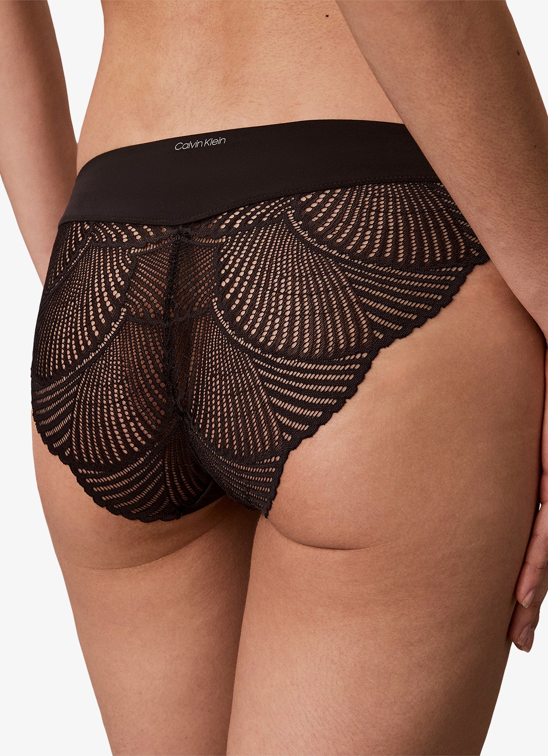 Calvin Klein Slip van kant - detail 5 zwart