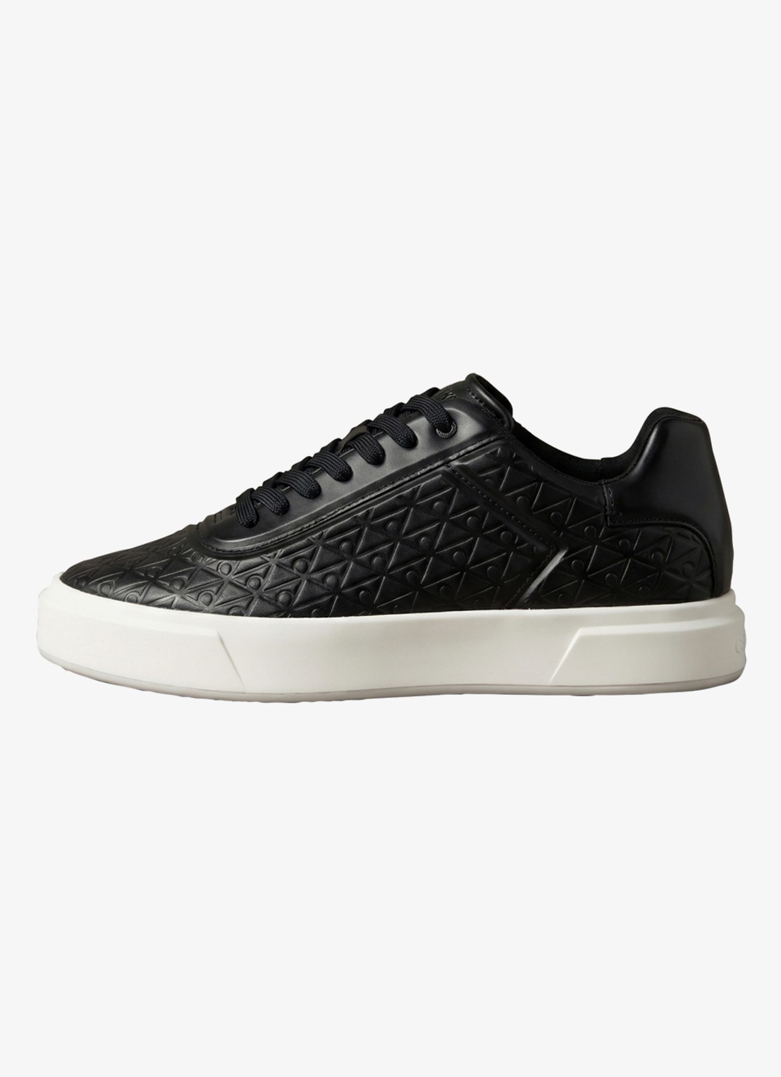 Calvin Klein Sneaker met logoprint - detail 2 zwart