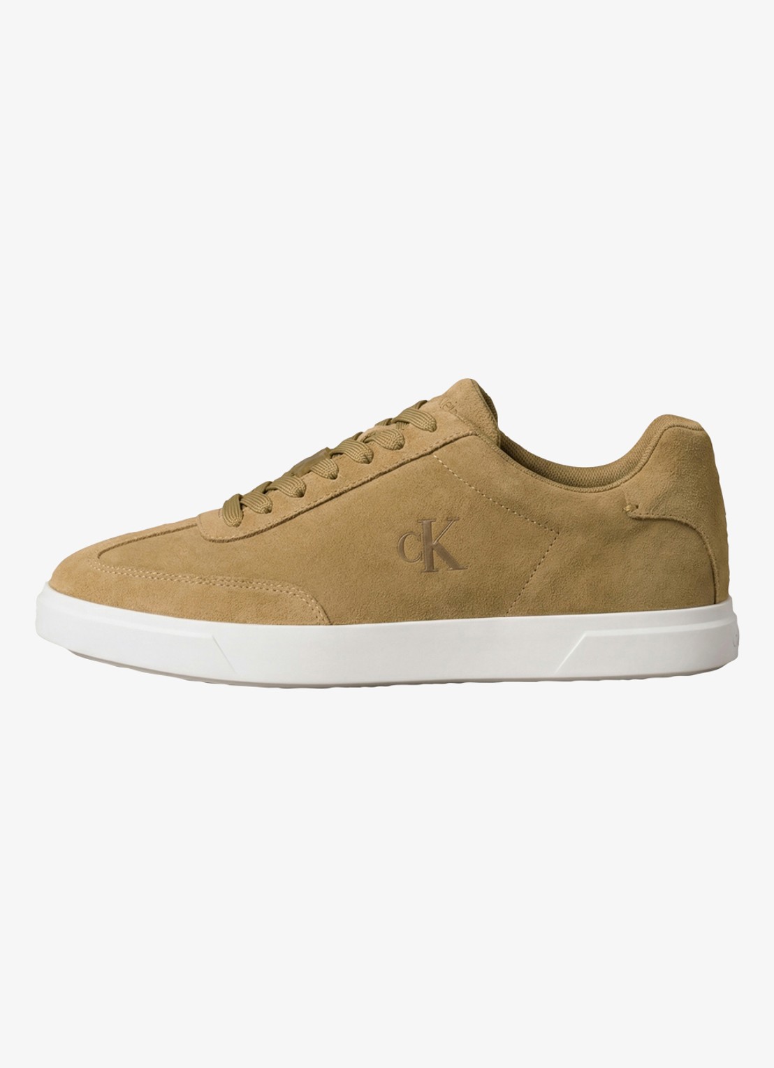 Calvin Klein Sneaker van suède - detail 7 camel