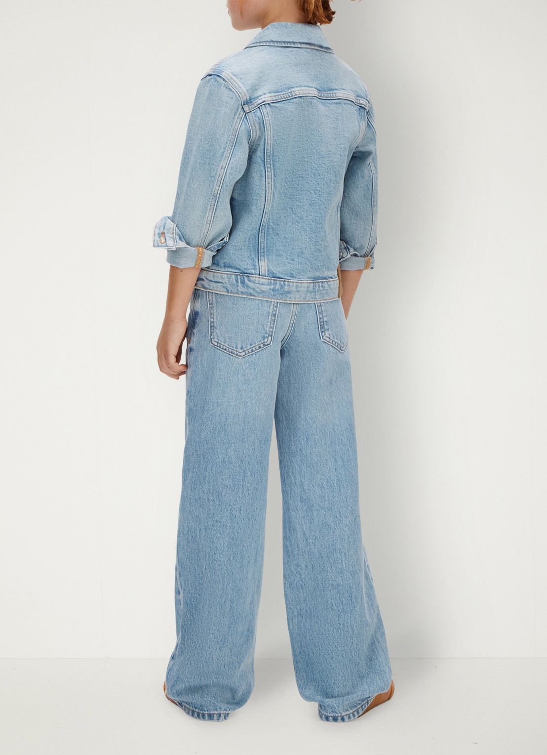 Calvin Klein Spijkerjas met steekzakken - achterkant 3 indigo