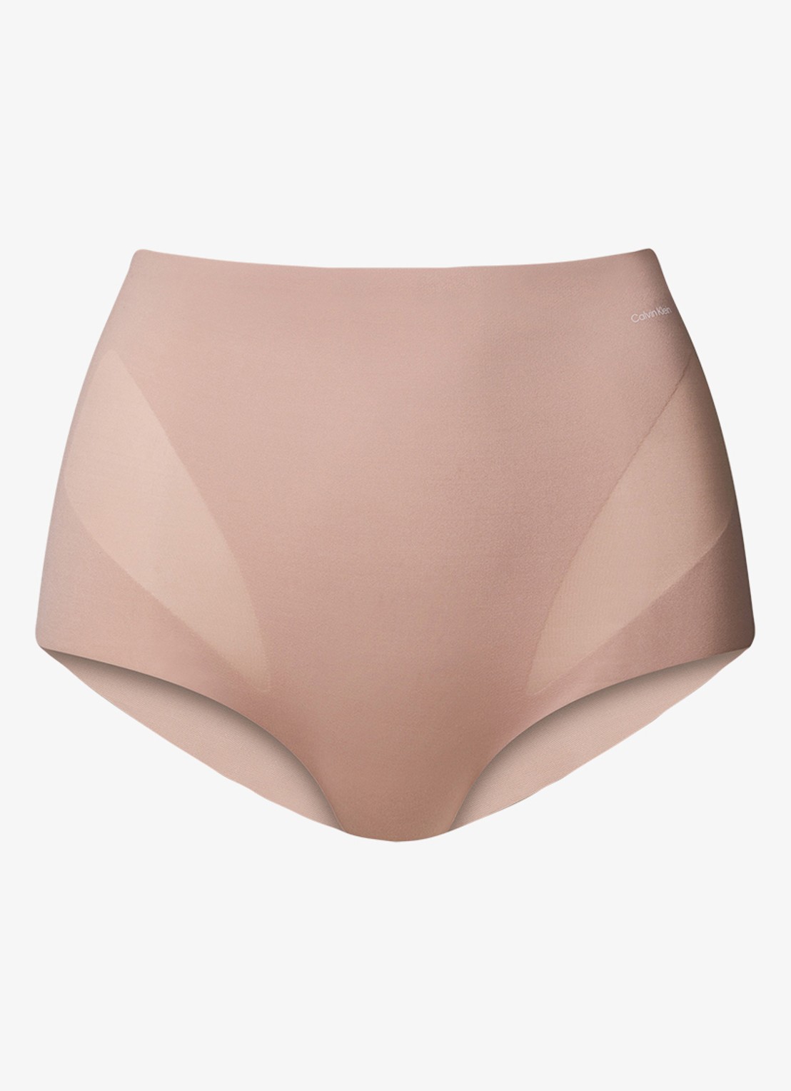 Calvin Klein Stay Put Stretch high wisted corrigerende slip - voorkant 5 beige