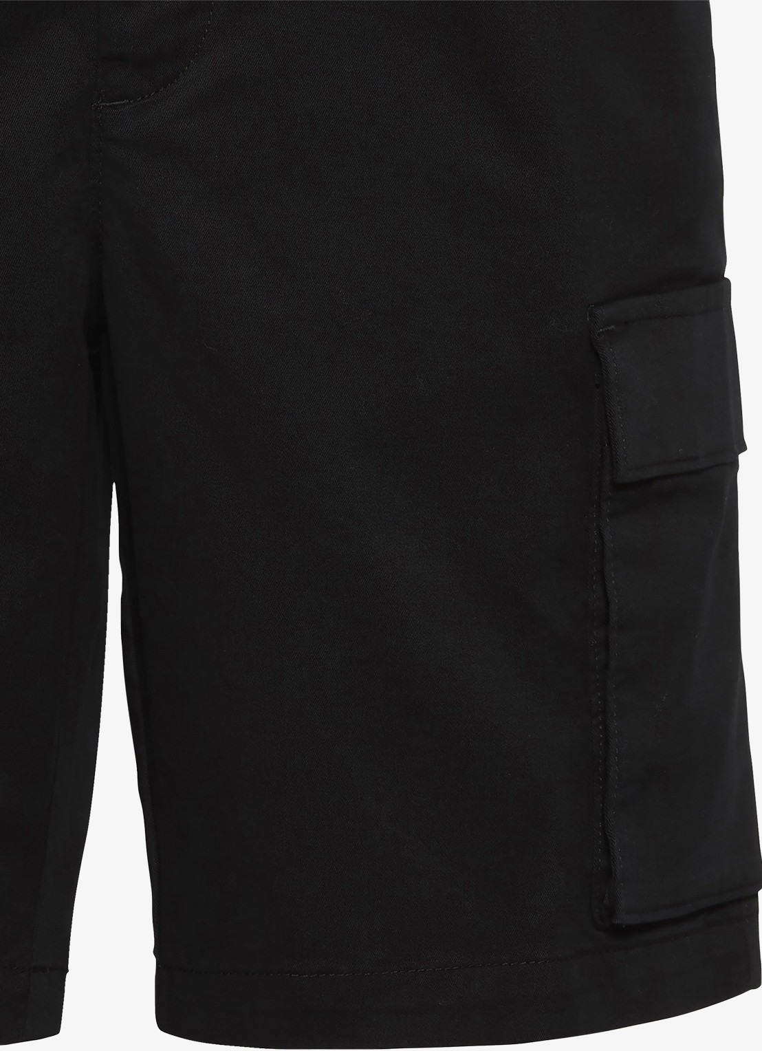 Calvin Klein Straight fit korte cargobroek met opgestikte zakken - detail 6 zwart