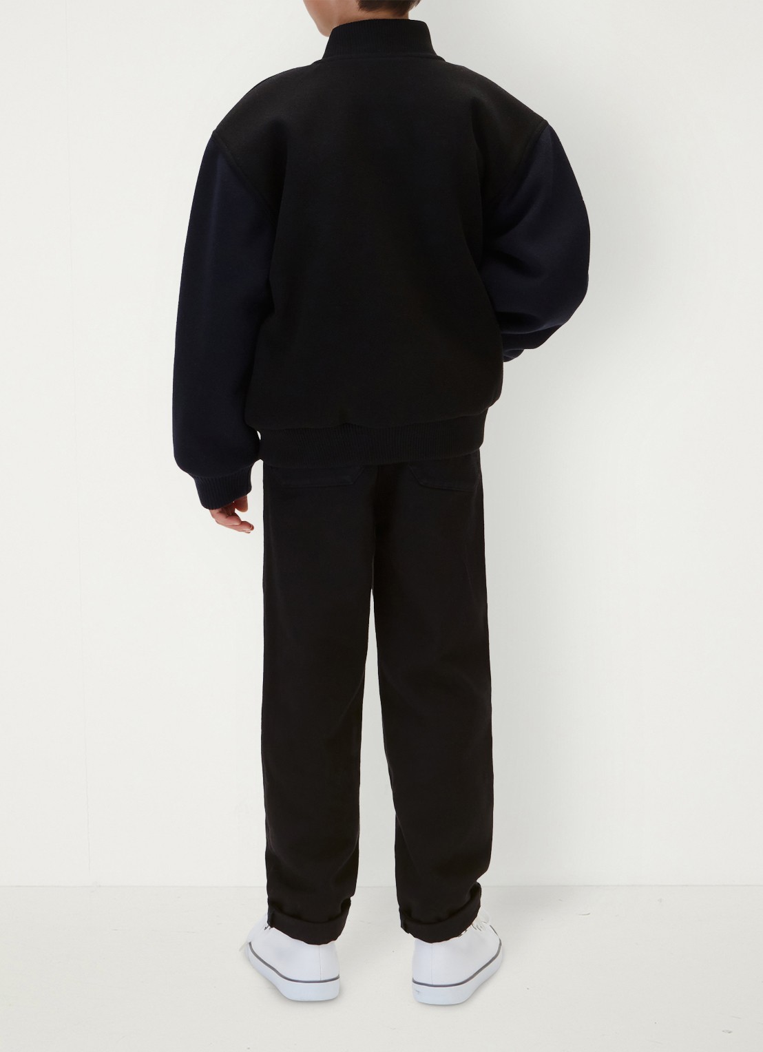 Calvin Klein Straight leg chino met logo - achterkant 3 pvh black-beh /  zwart