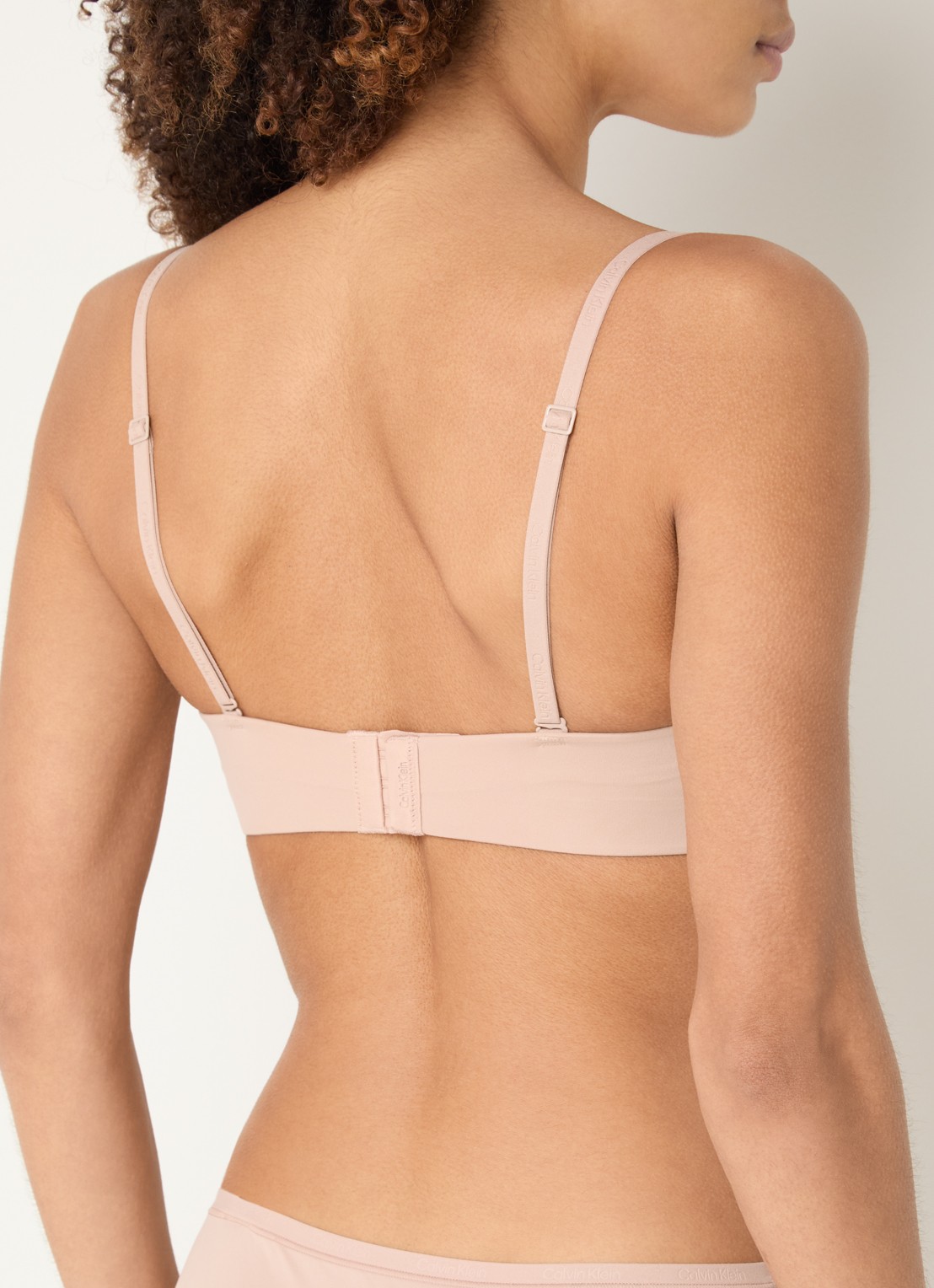 Calvin Klein Strapless Push Up bh met afneembare bandjes - achterkant cedar-7ns