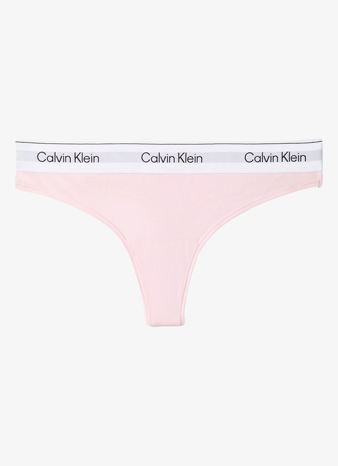 Calvin Klein String met logoband - voorkant cradle pink-8z6 / roze