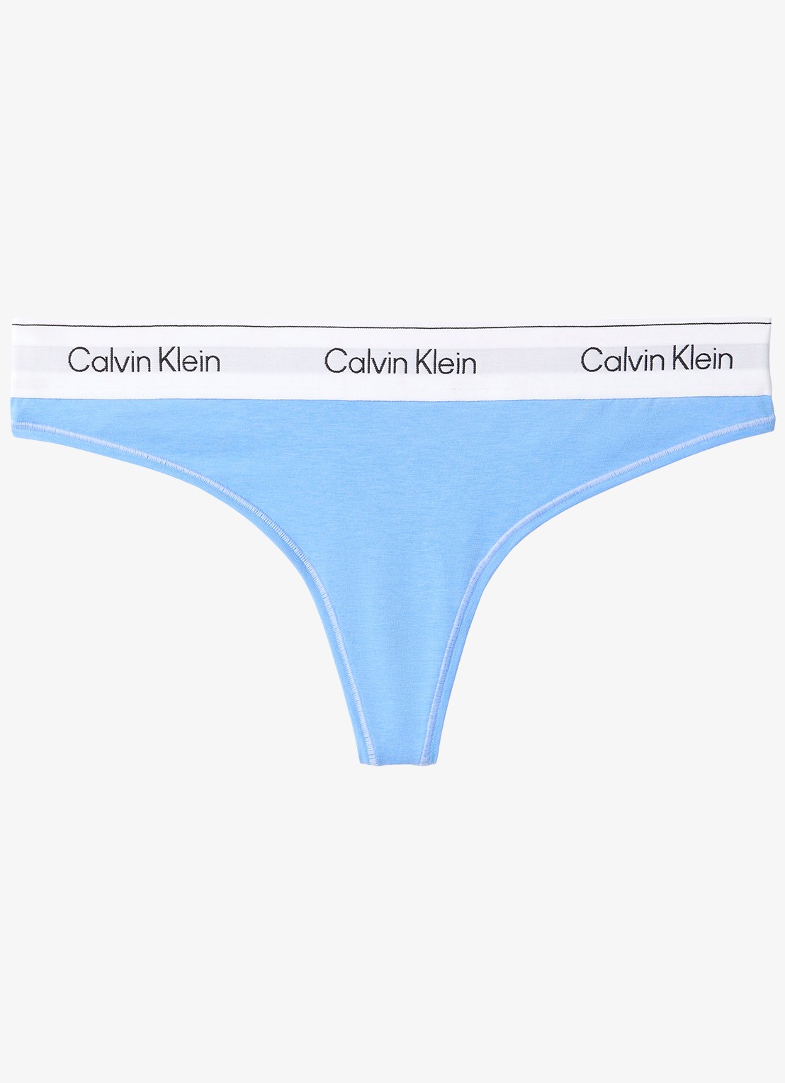 Calvin Klein String met logoband - voorkant blue descent-c32 / lichtblauw