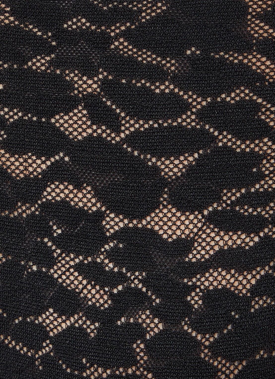 Calvin Klein String van mesh met panterprint - detail 3 zwart