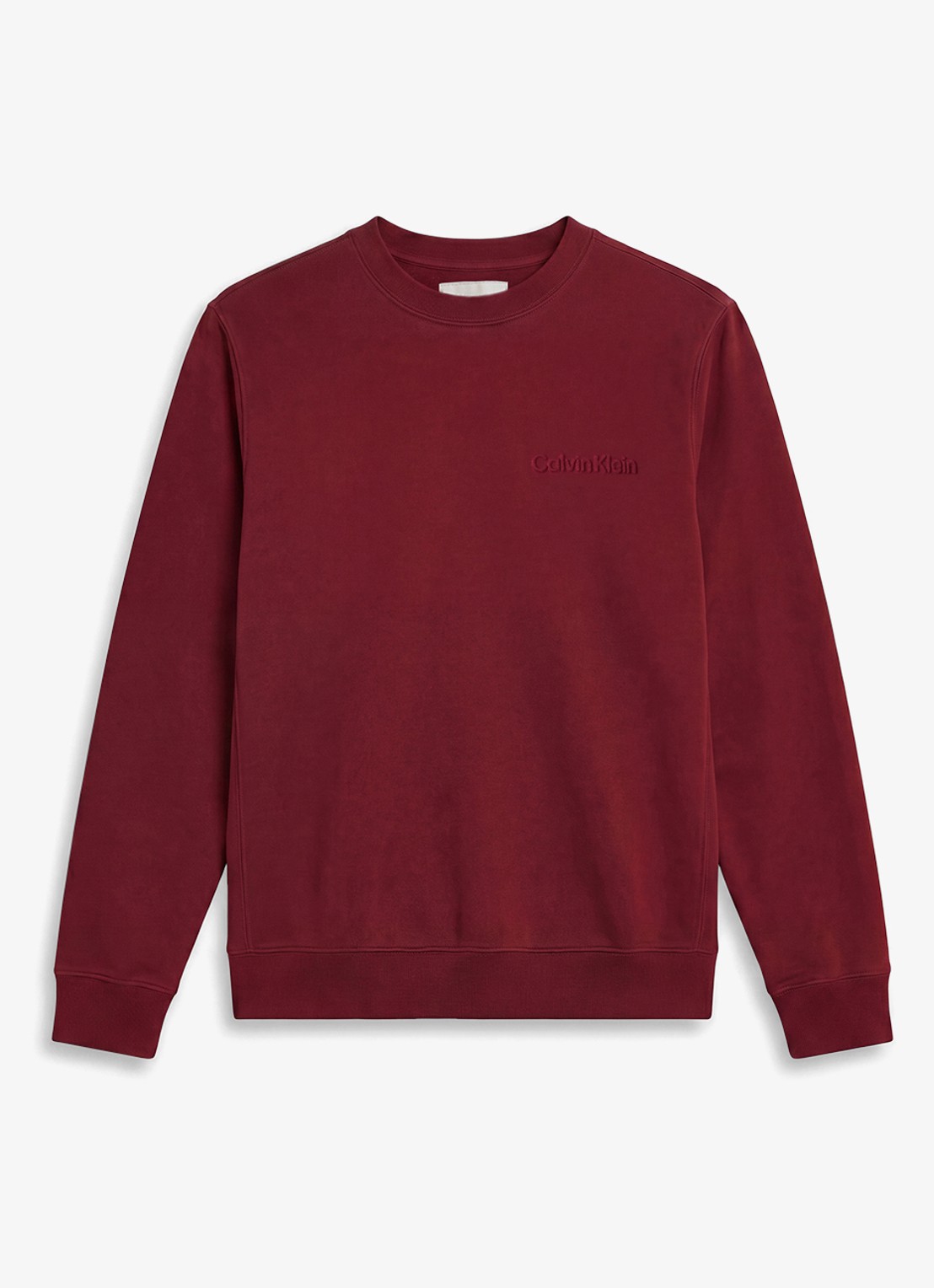 Calvin Klein Sweater met logo - voorkant rood