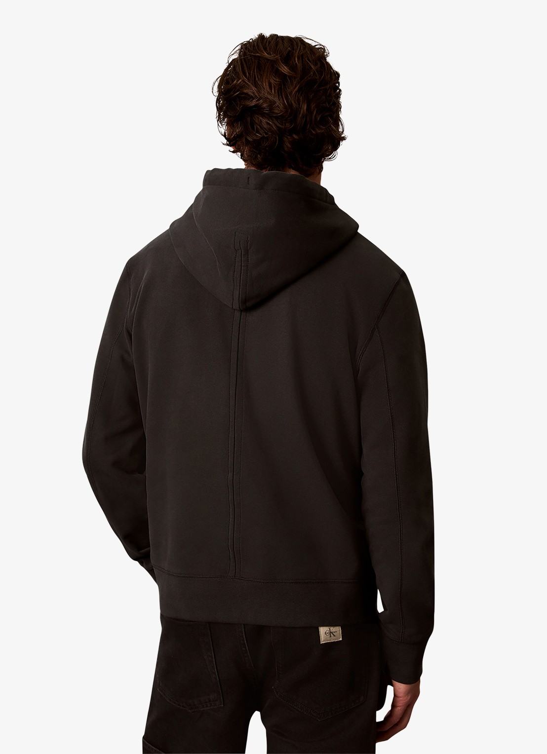 Calvin Klein Sweatvest met logo - achterkant zwart