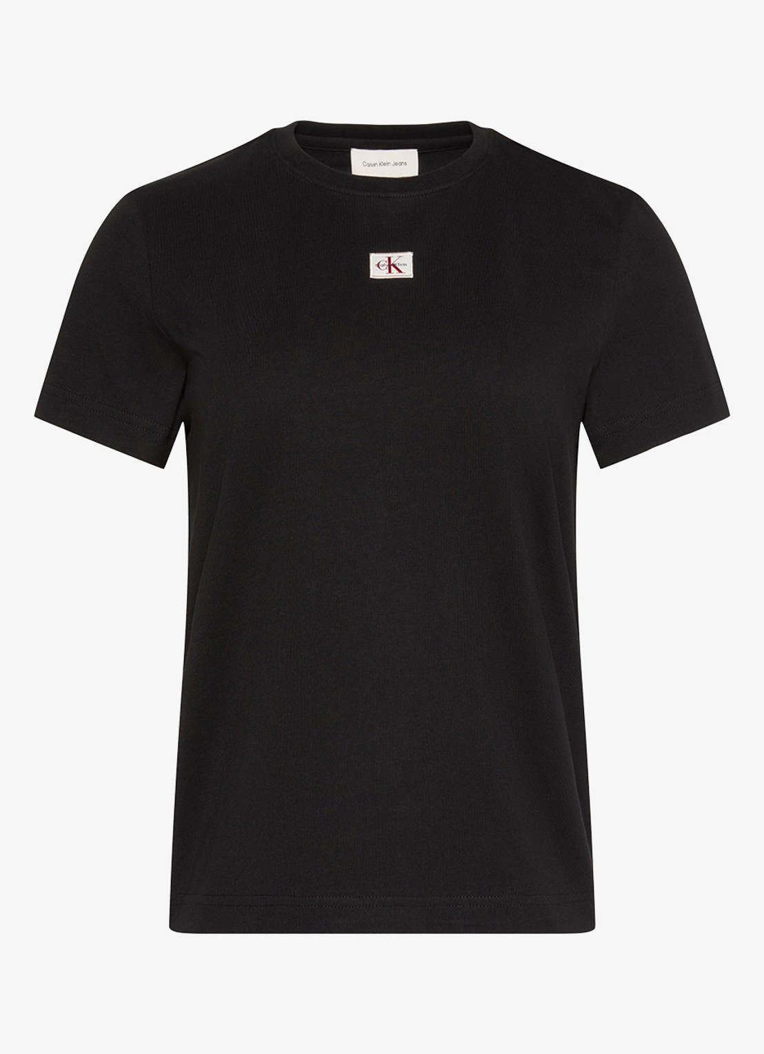 Calvin Klein T-shirt met logo - voorkant zwart
