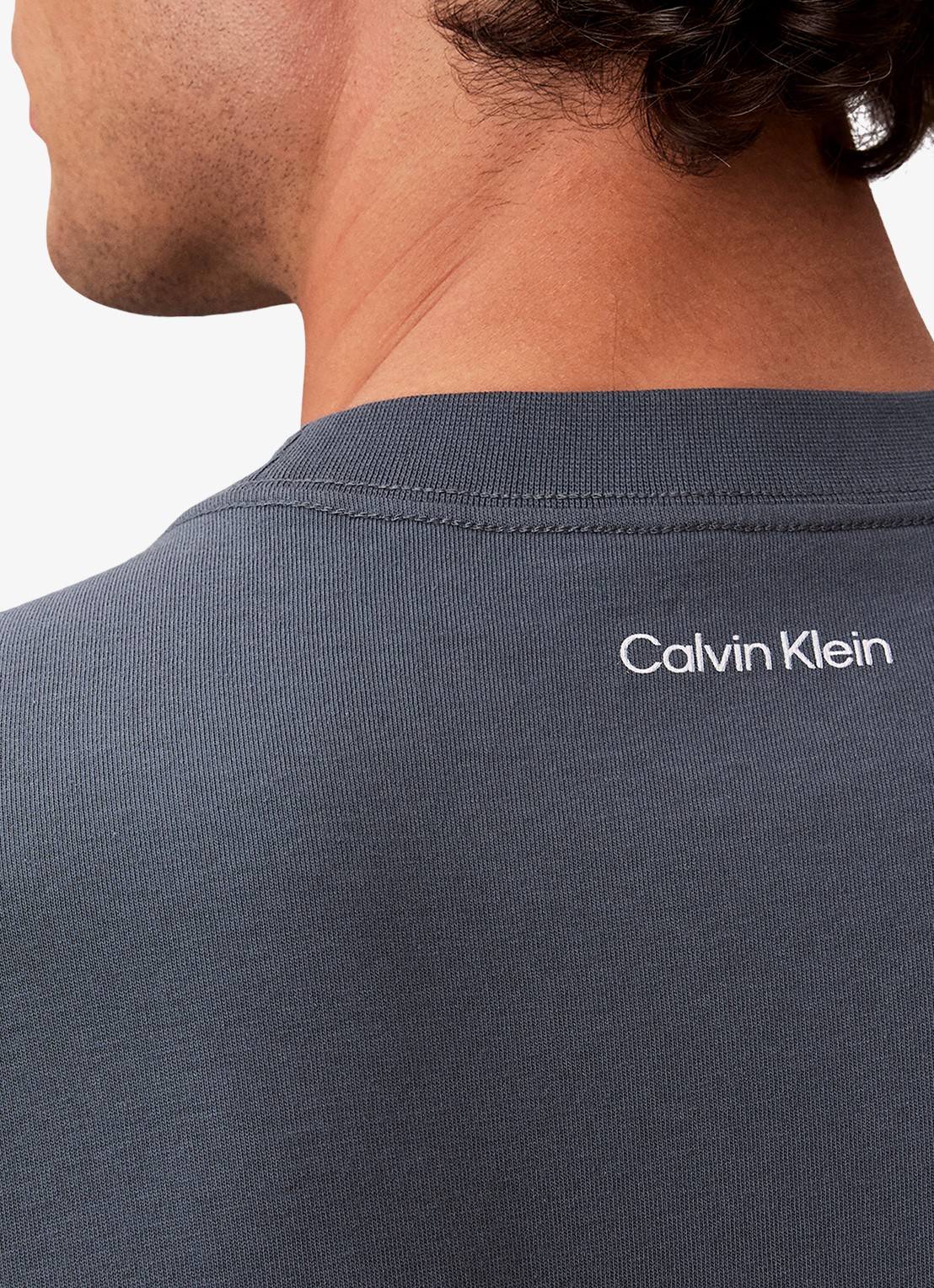 Calvin Klein T-shirt met logo - detail 5 groen