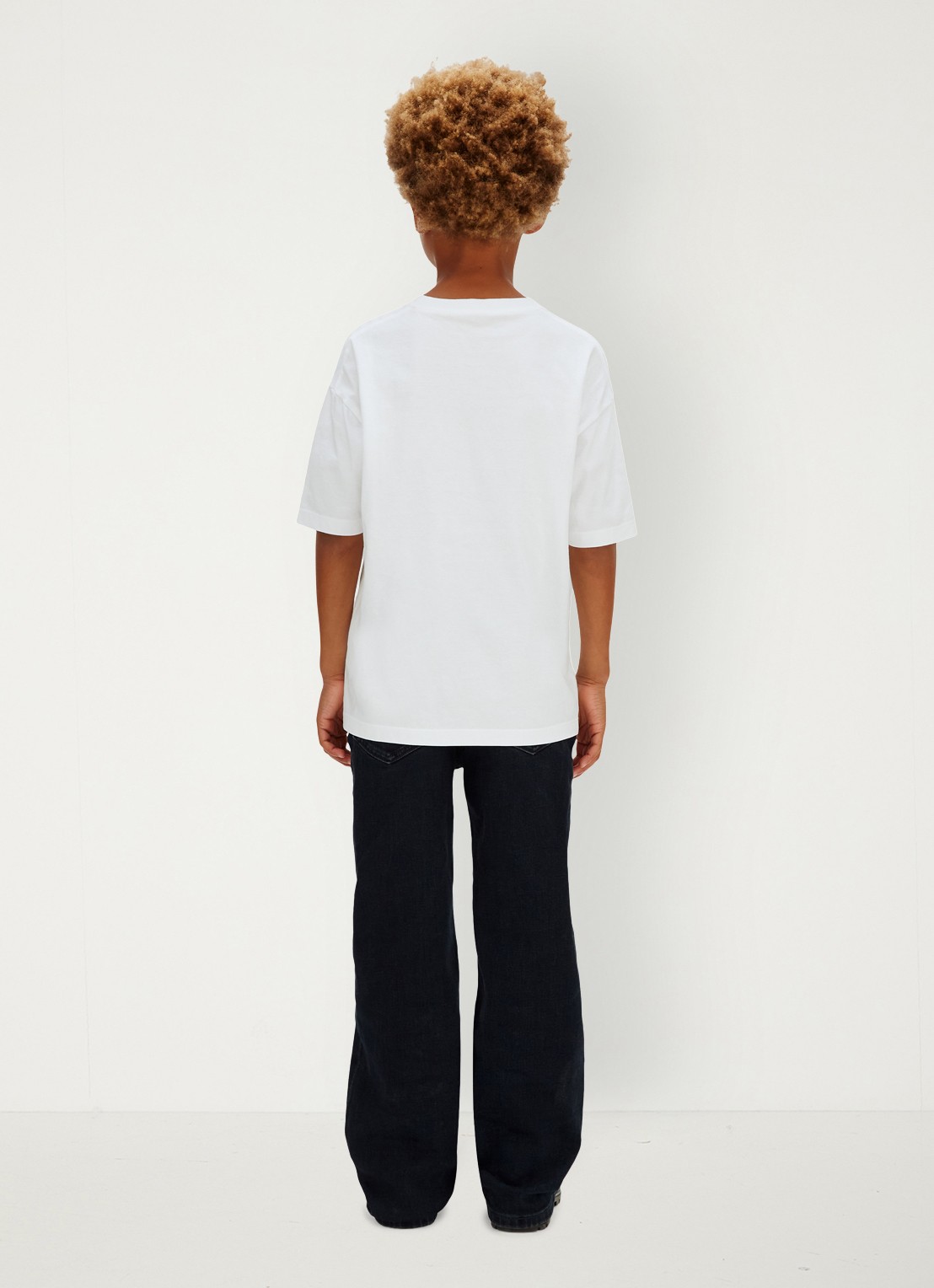 Calvin Klein T-shirt met logo - achterkant 4 wit