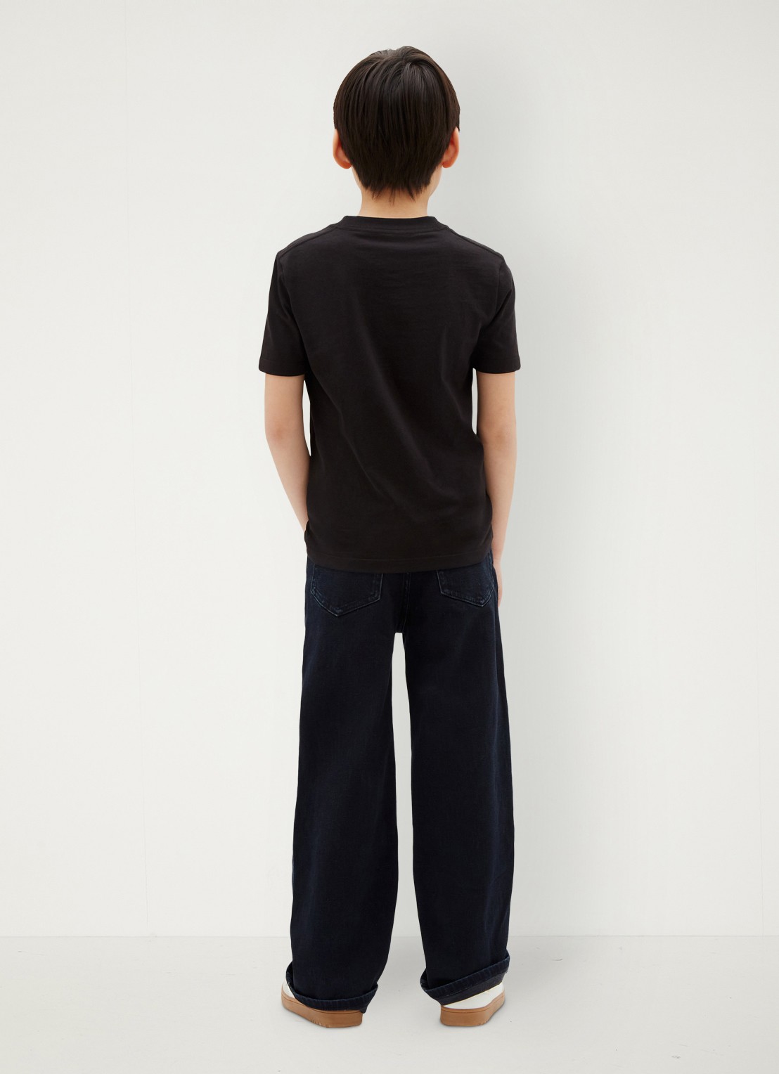 Calvin Klein T-shirt met logo - achterkant zwart