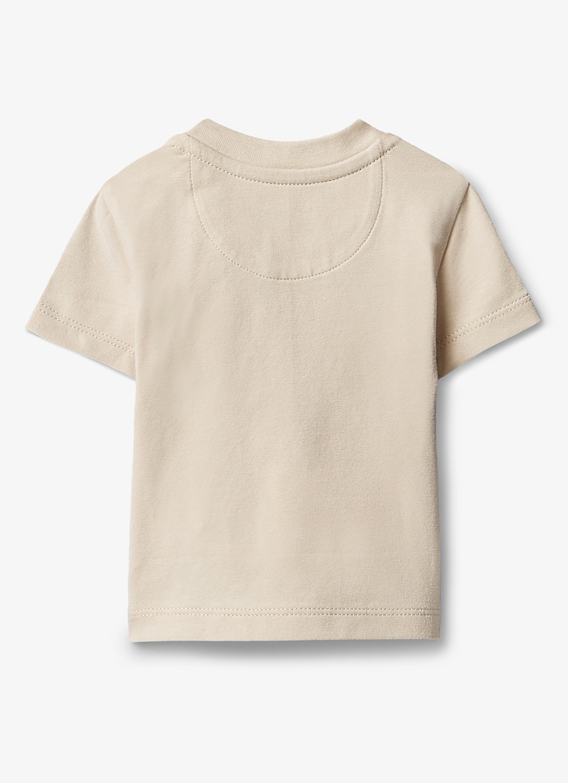 Calvin Klein T-shirt met logo - achterkant 2 beige