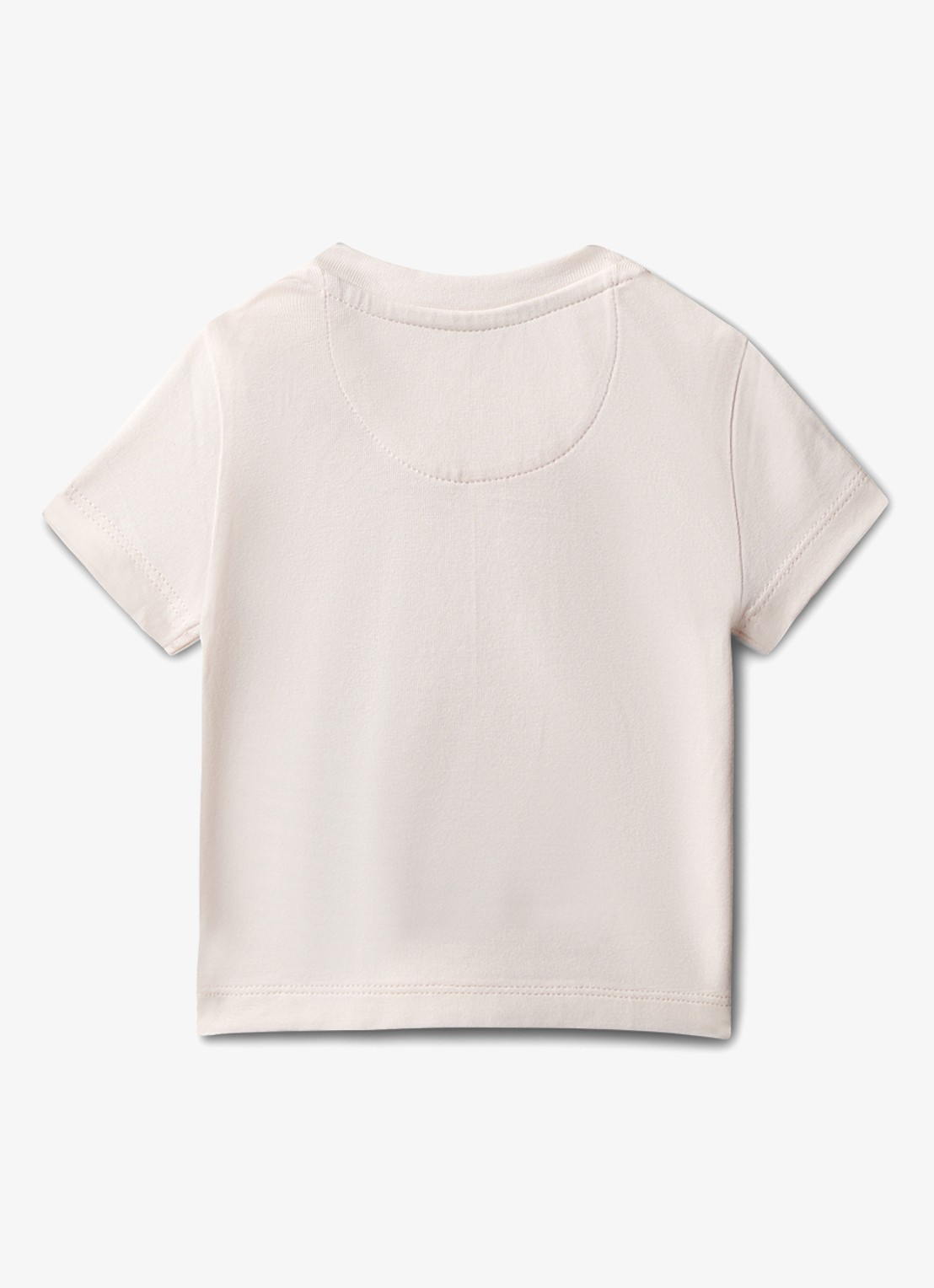 Calvin Klein T-shirt met logo - achterkant 2 lichtroze