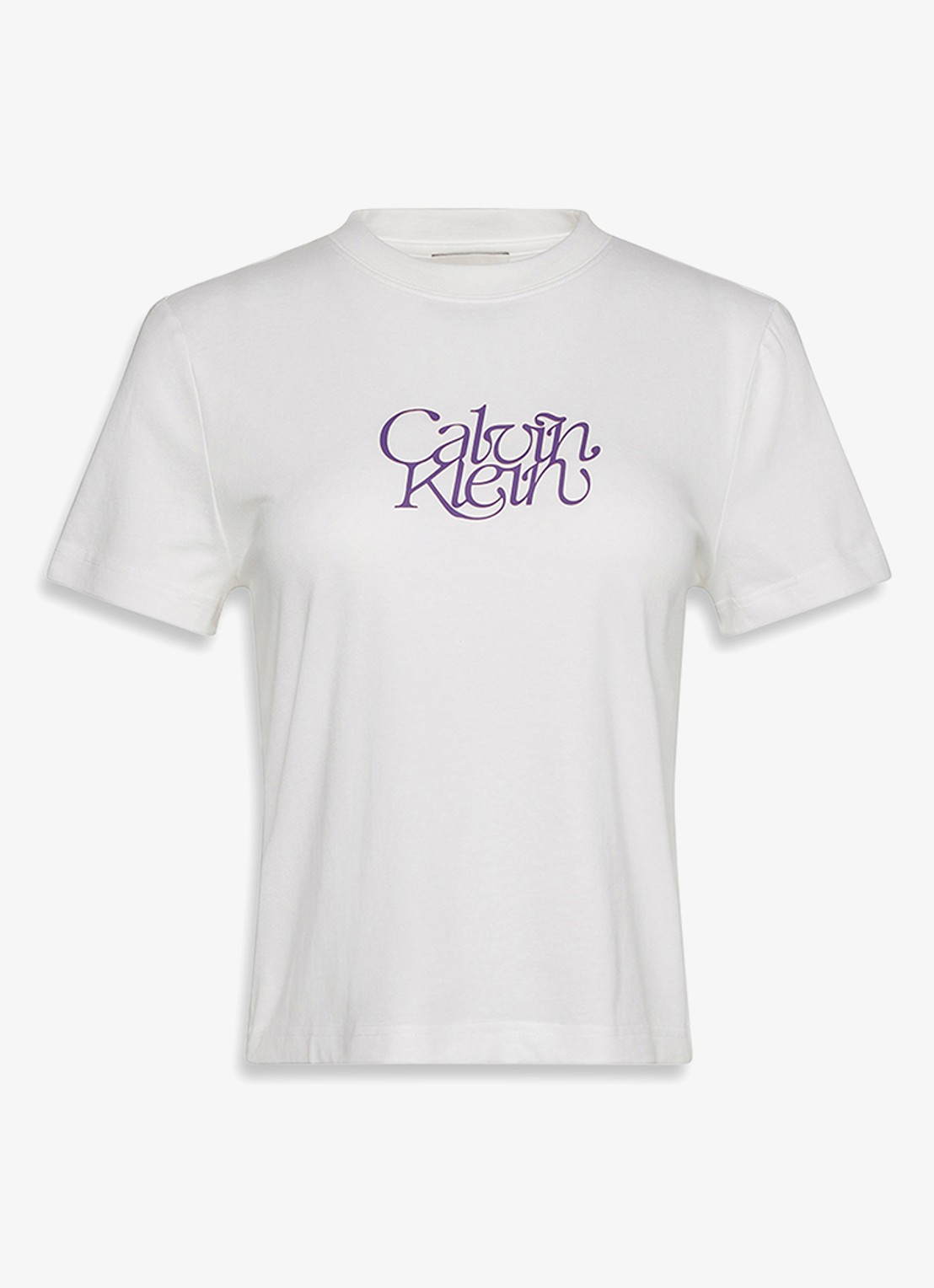 Calvin Klein T-shirt met logoprint - voorkant 4 wit