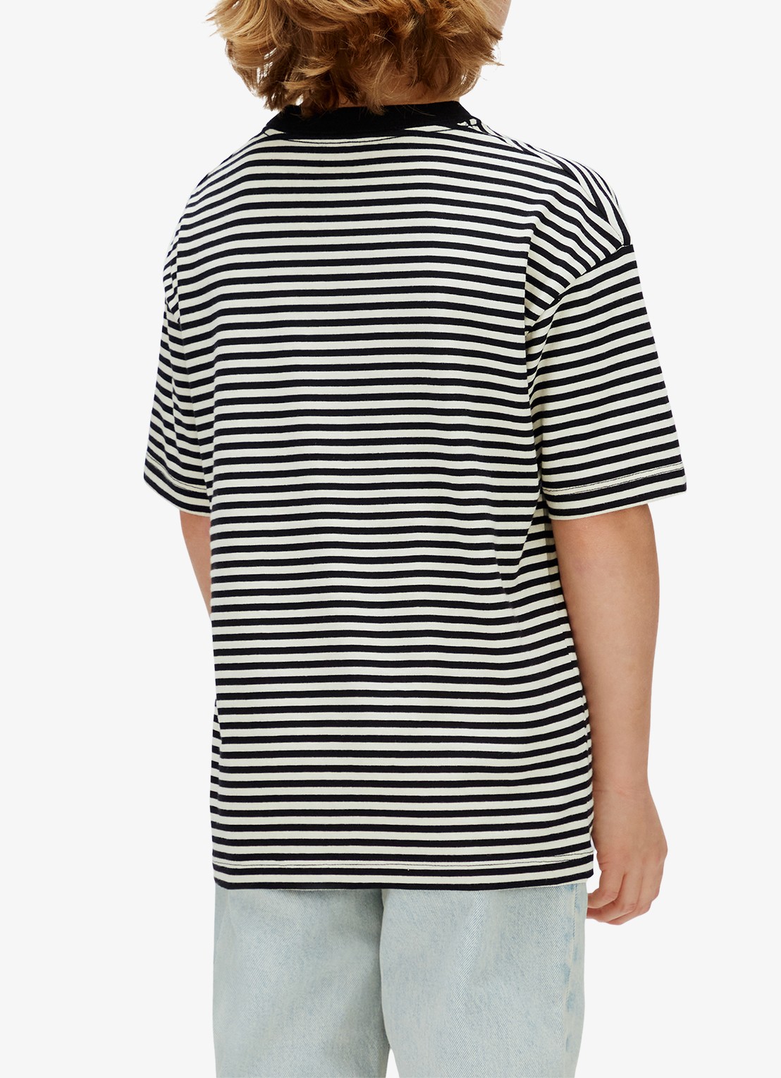 Calvin Klein T-shirt met logoprint - achterkant 2 zwart