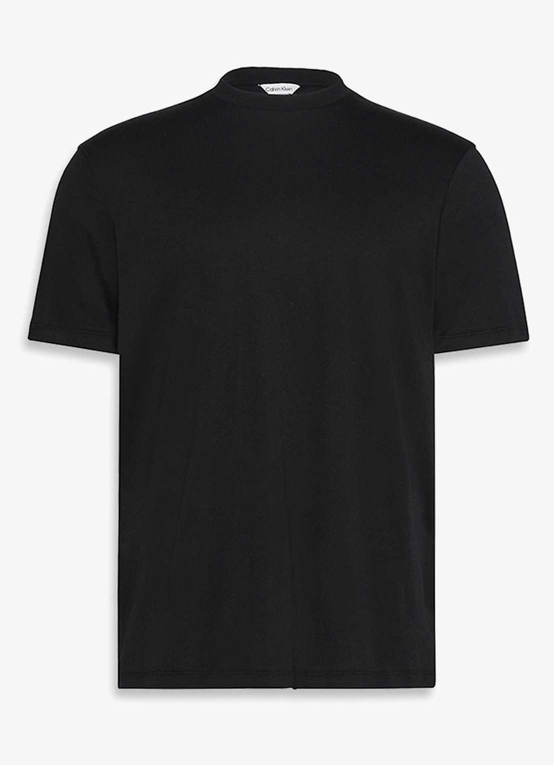 Calvin Klein T-shirt met ronde hals  - voorkant zwart