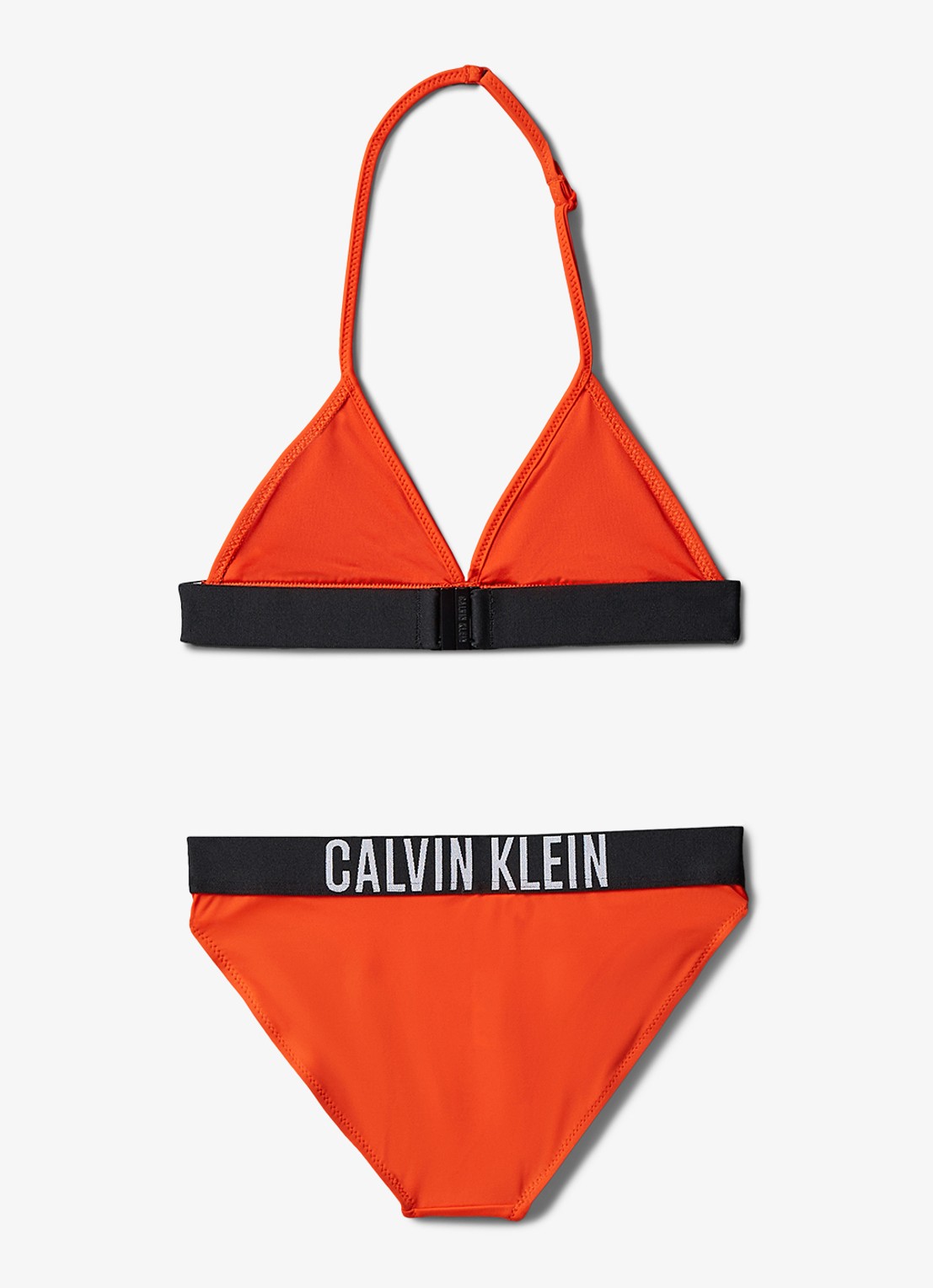 Calvin Klein Triangel bikini set  - achterkant 2 orange