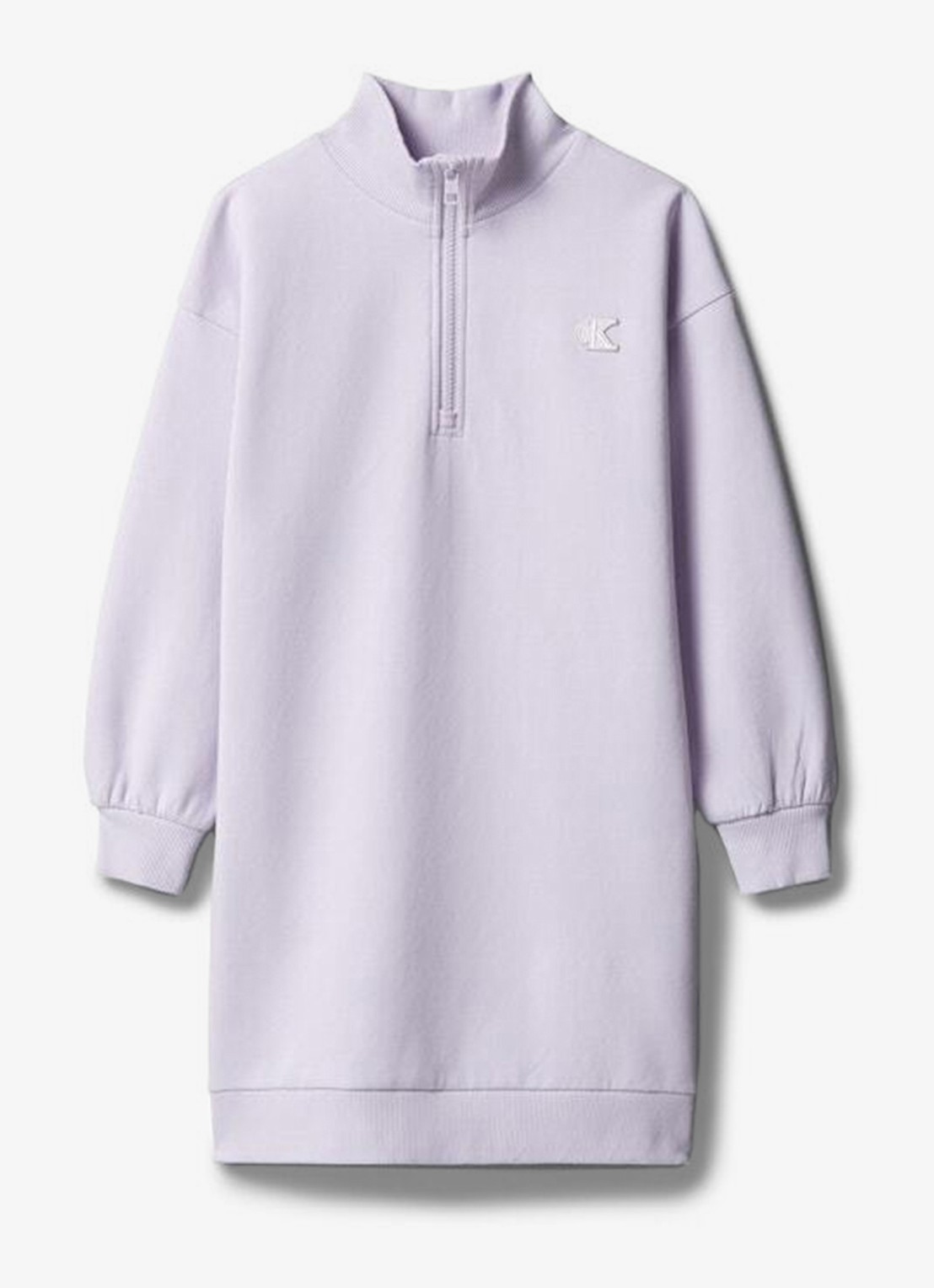 Calvin Klein Trui jurk met logo - voorkant 2 lila