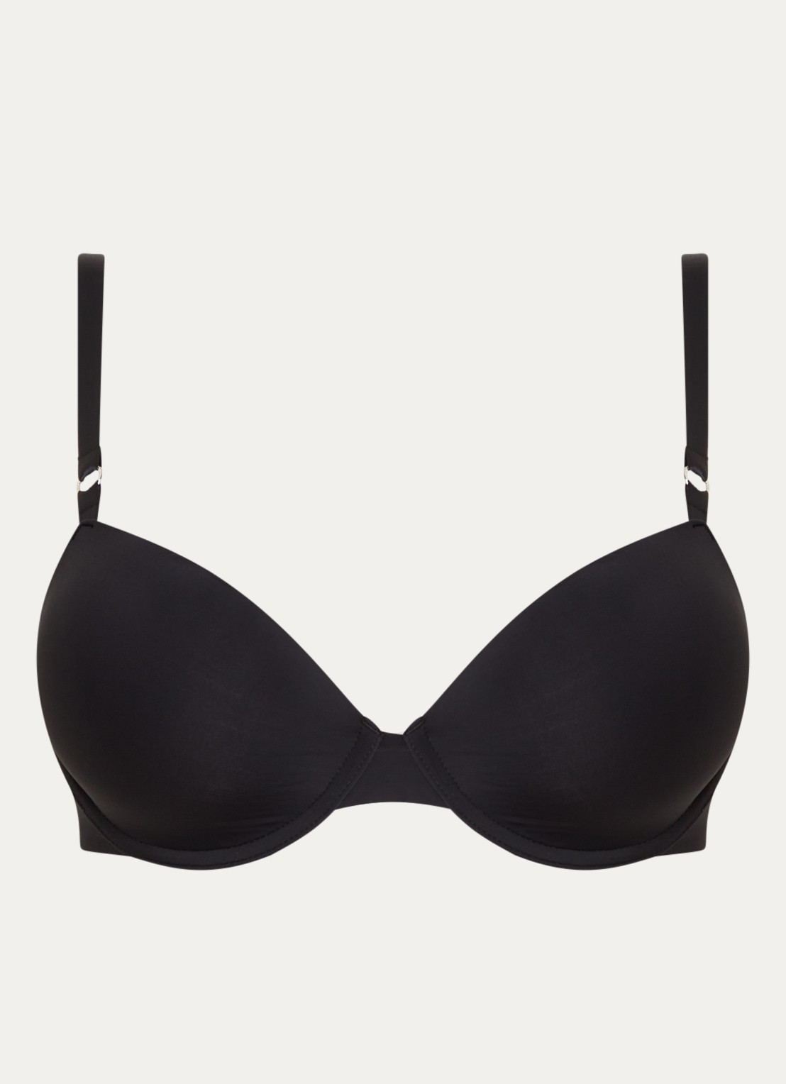 Calvin Klein Voorgevormde beugel bh - voorkant 2 zwart