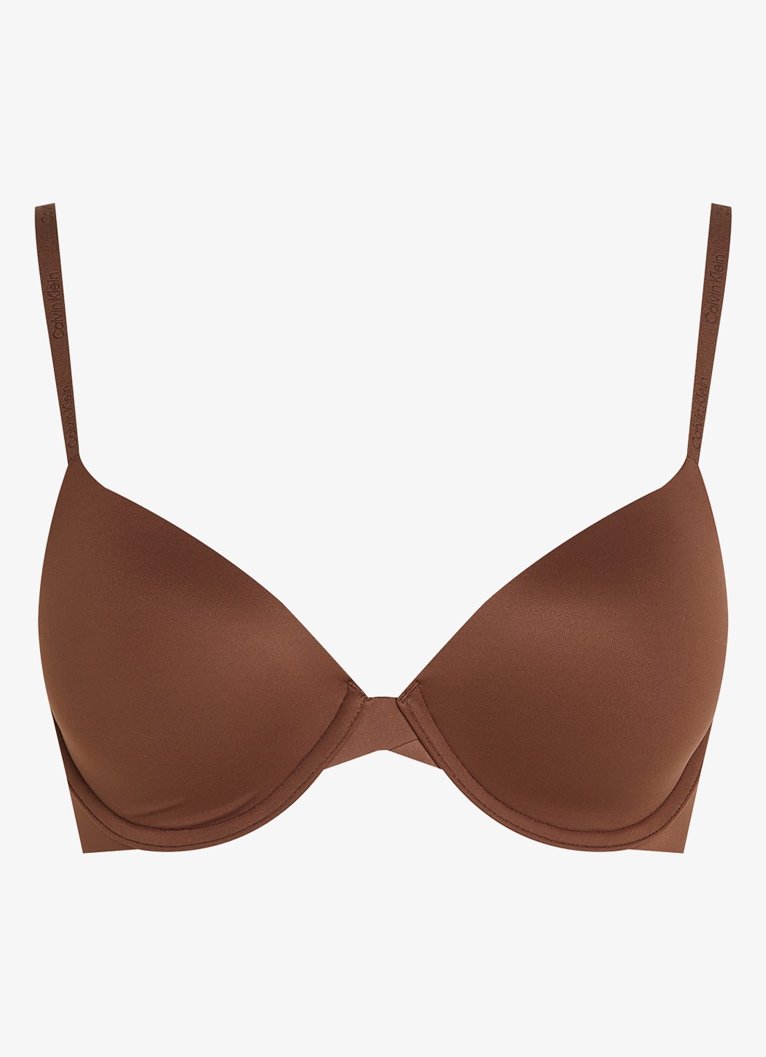 Calvin Klein Voorgevormde effen bh  - voorkant 4 brons