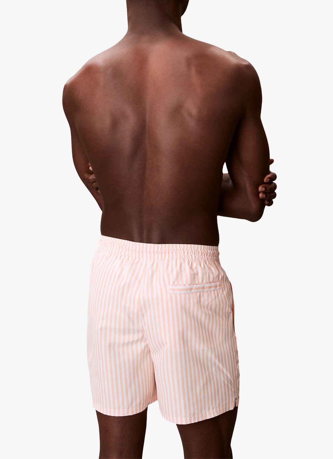 Calvin Klein Zwemshorts met logo en trekkoord - achterkant 3 orange