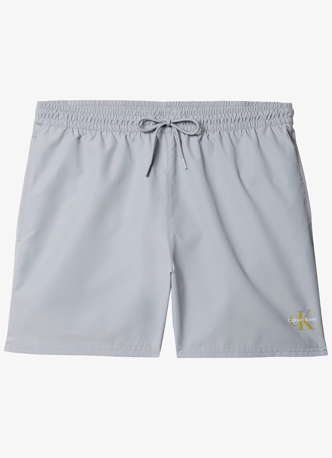 Calvin Klein Zwemshorts met logo en trekkoord - voorkant 5 grijs