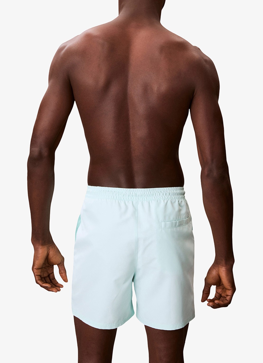 Calvin Klein Zwemshorts met logo en trekkoord - achterkant 6 mint