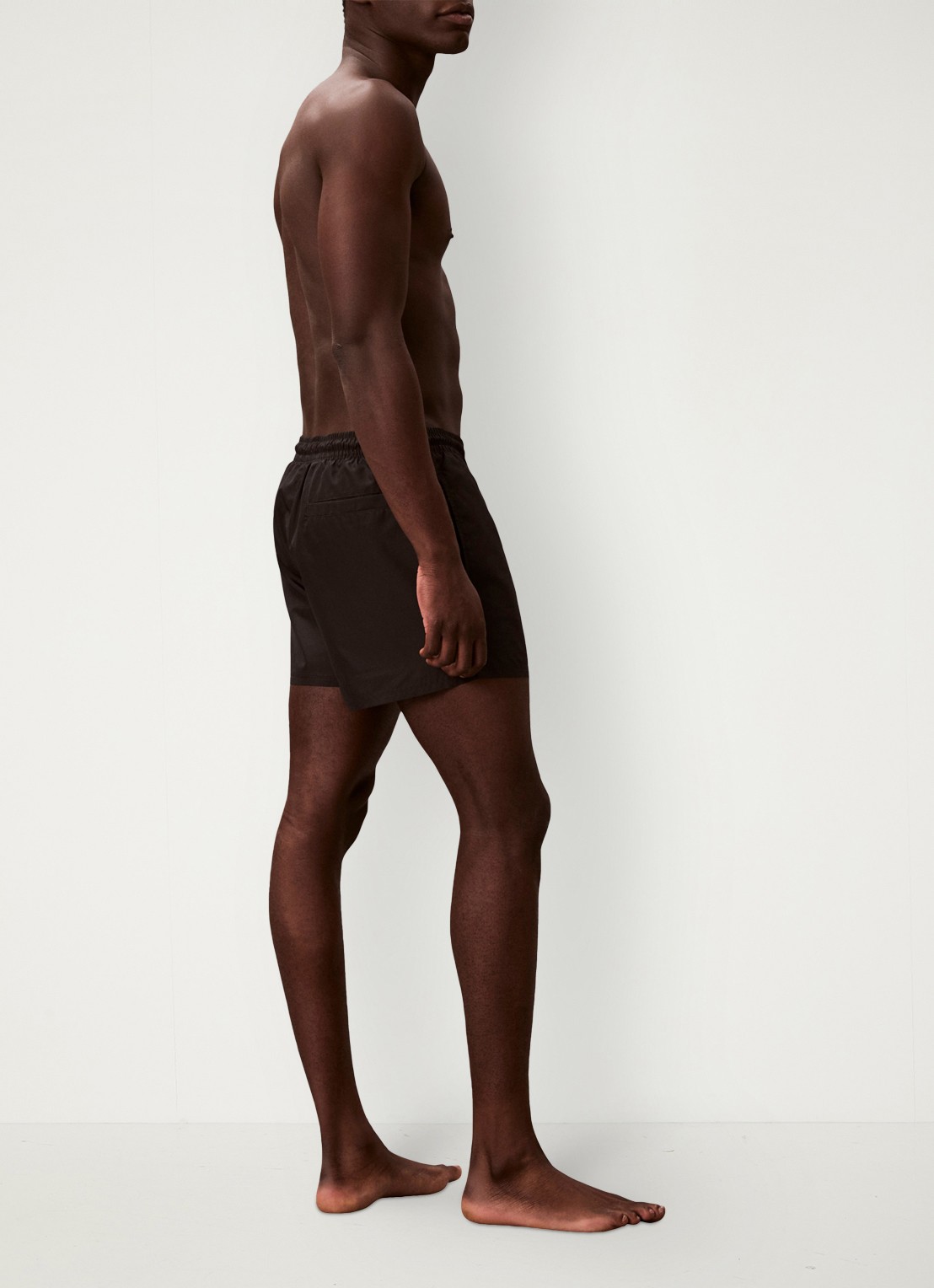 Calvin Klein Zwemshorts met logo en trekkoord - detail 4 zwart