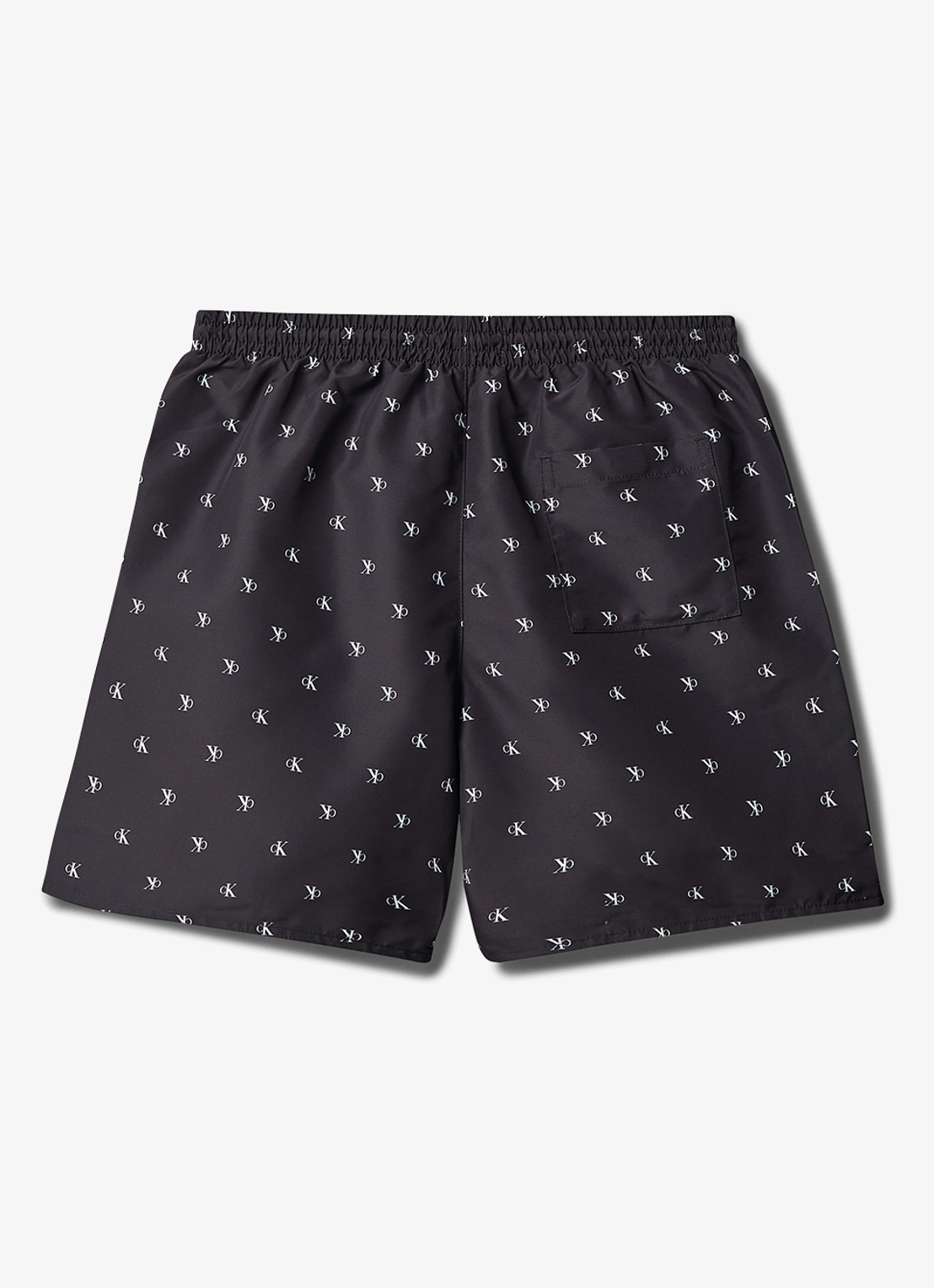 Calvin Klein Zwemshorts met logoprint - achterkant 2 zwart