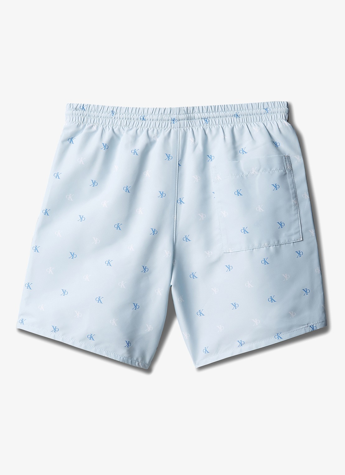 Calvin Klein Zwemshorts met logoprint - detail 2 blauw