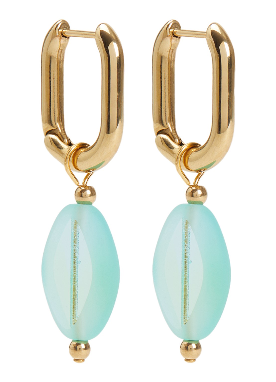 Camps & Camps Oorringen met hanger - voorkant mint
