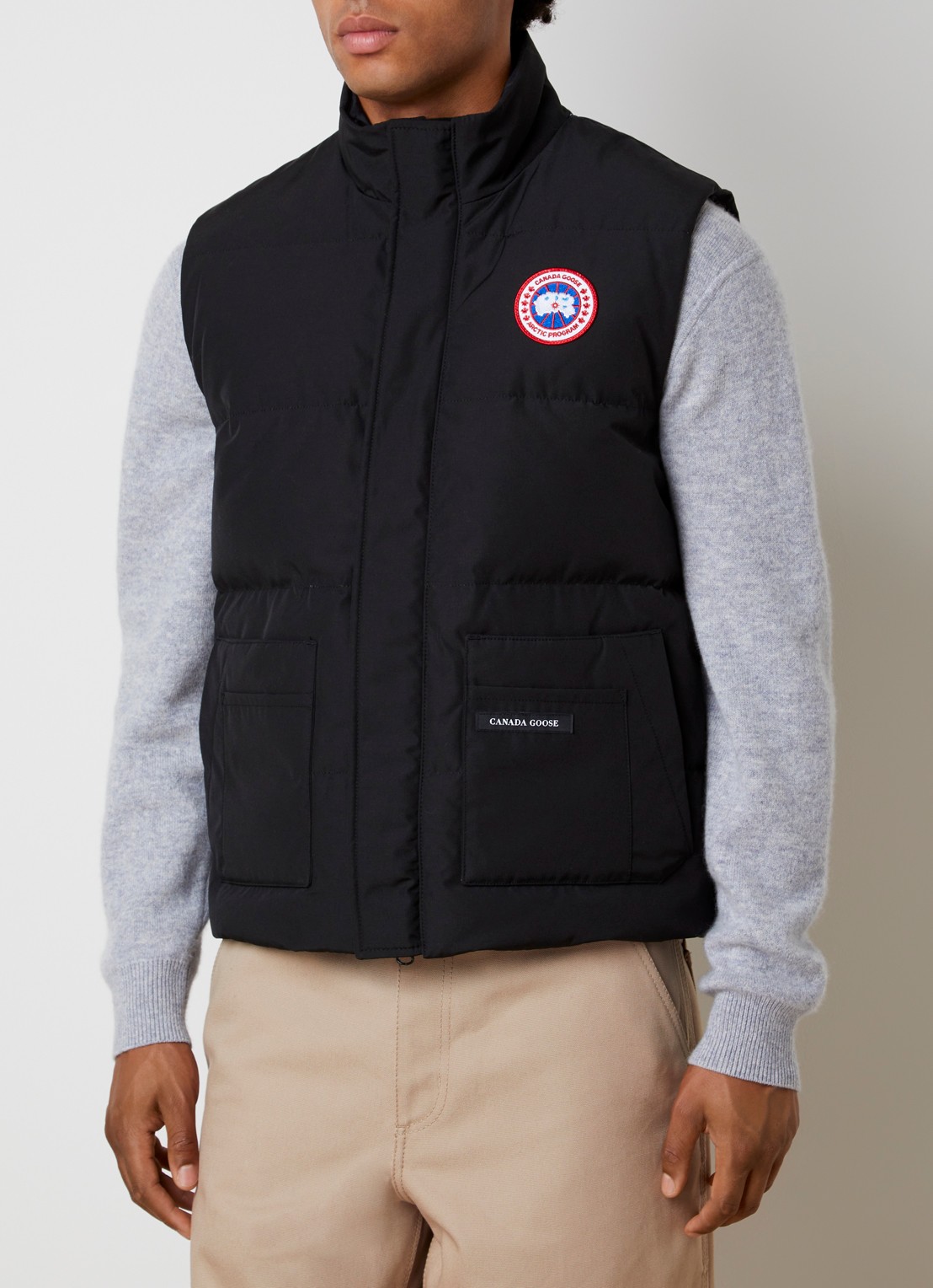 Canada Goose Ashcroft gewatteerde bodywarmer met donsvulling en steekzakken - detail 4 zwart