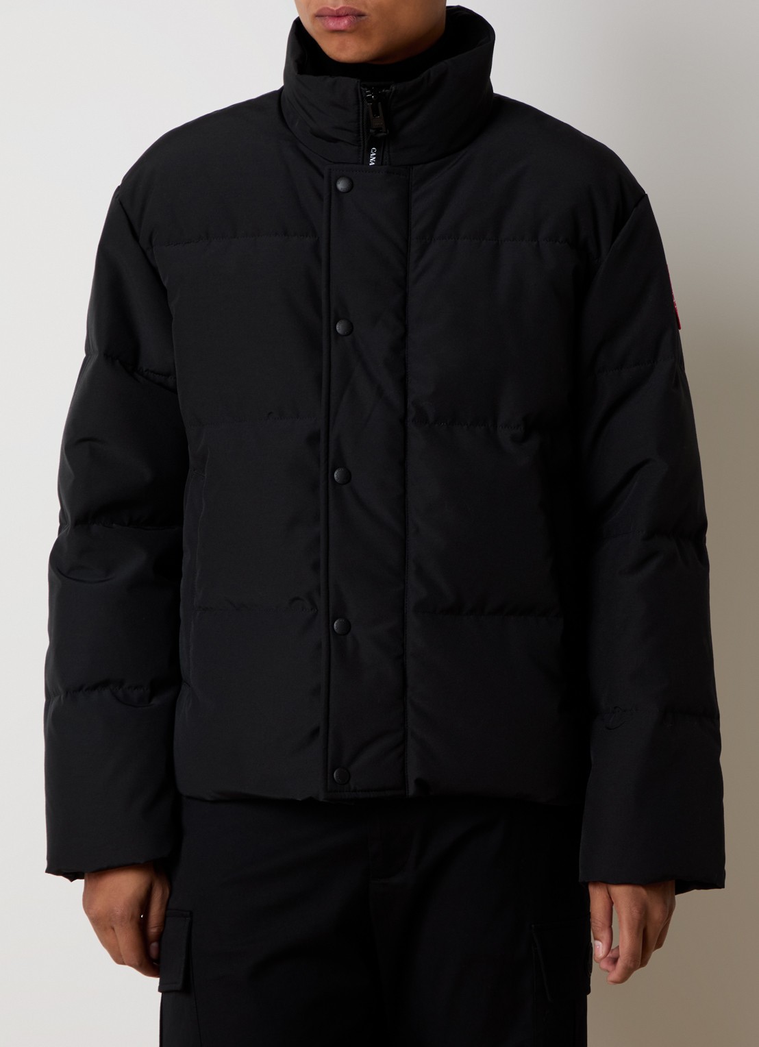 Canada Goose Bayview gewatteerde parka met donsvulling en steekzakken - detail 3 zwart