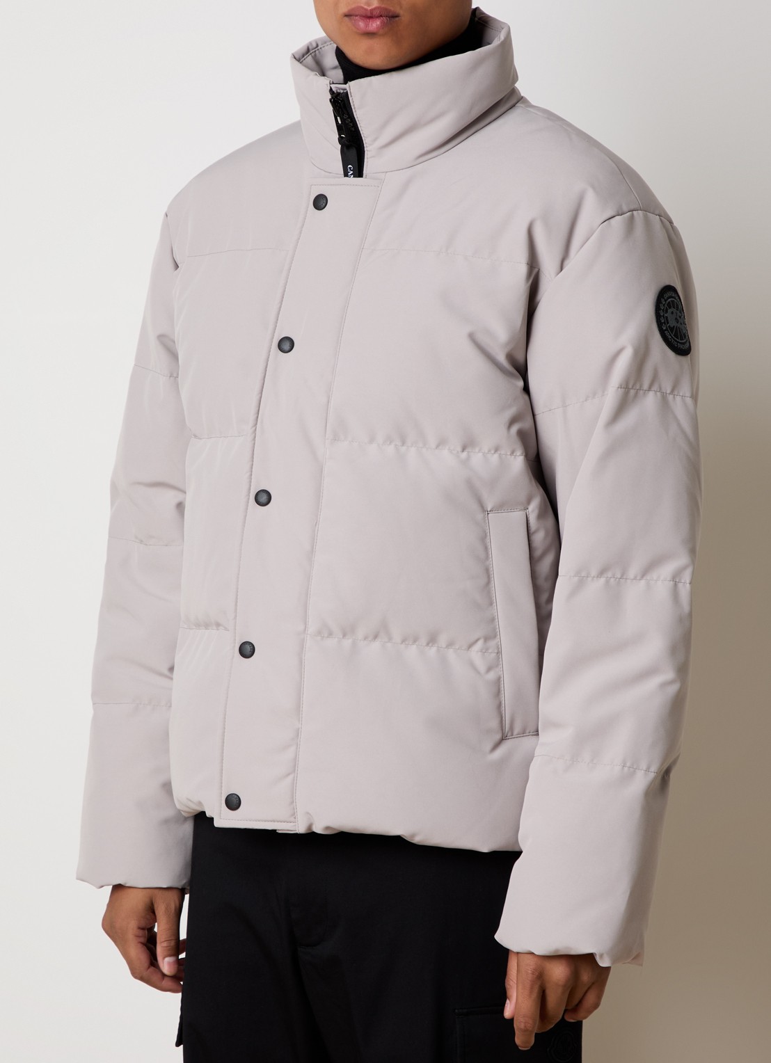 Canada Goose Bayview gewatteerde parka met donsvulling en steekzakken - detail 2 beige