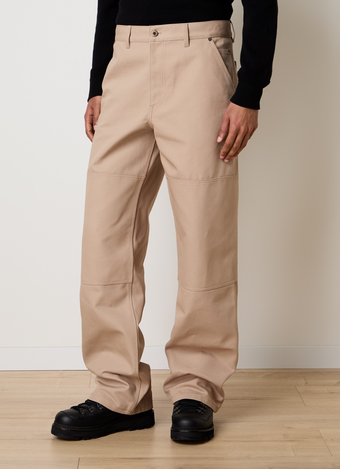 Canada Goose Beaumont wide fit cargobroek met steekzakken - detail camel
