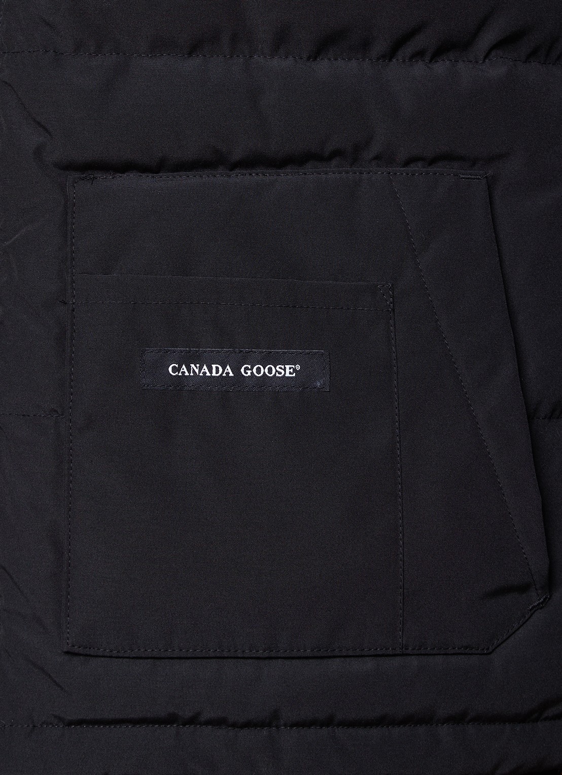 Canada Goose Freestyle gewatteerde bodywarmer met donsvulling en steekzakken - detail 3 zwart