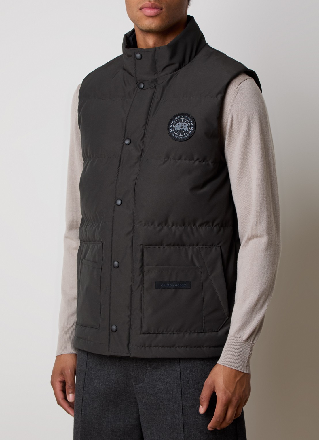 Canada Goose Freestyle gewatteerde bodywarmer met donsvulling en steekzakken - detail 4 donkergrijs