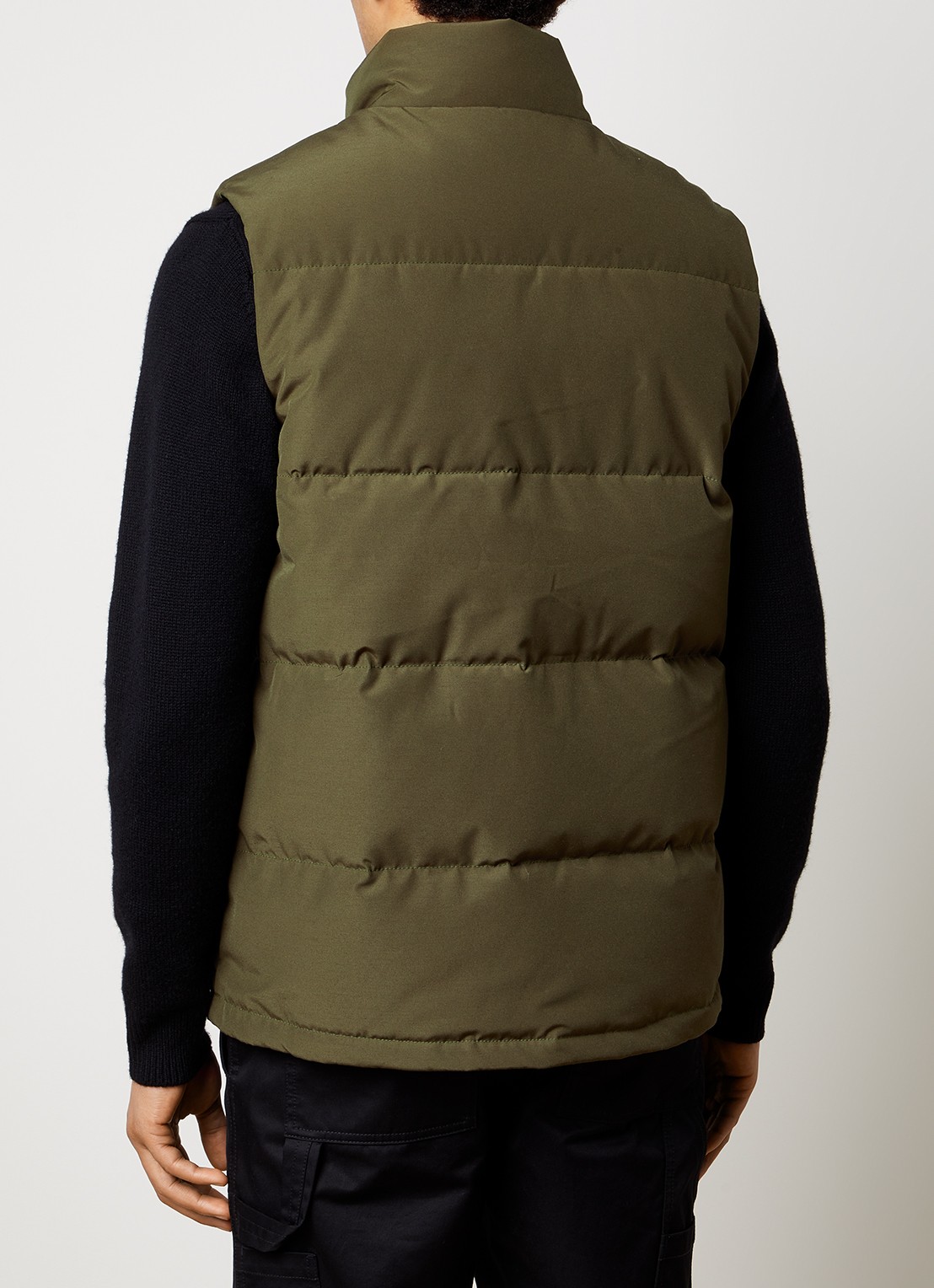 Canada Goose Freestyle gewatteerde bodywarmer met donsvulling en steekzakken - achterkant 6 legergroen
