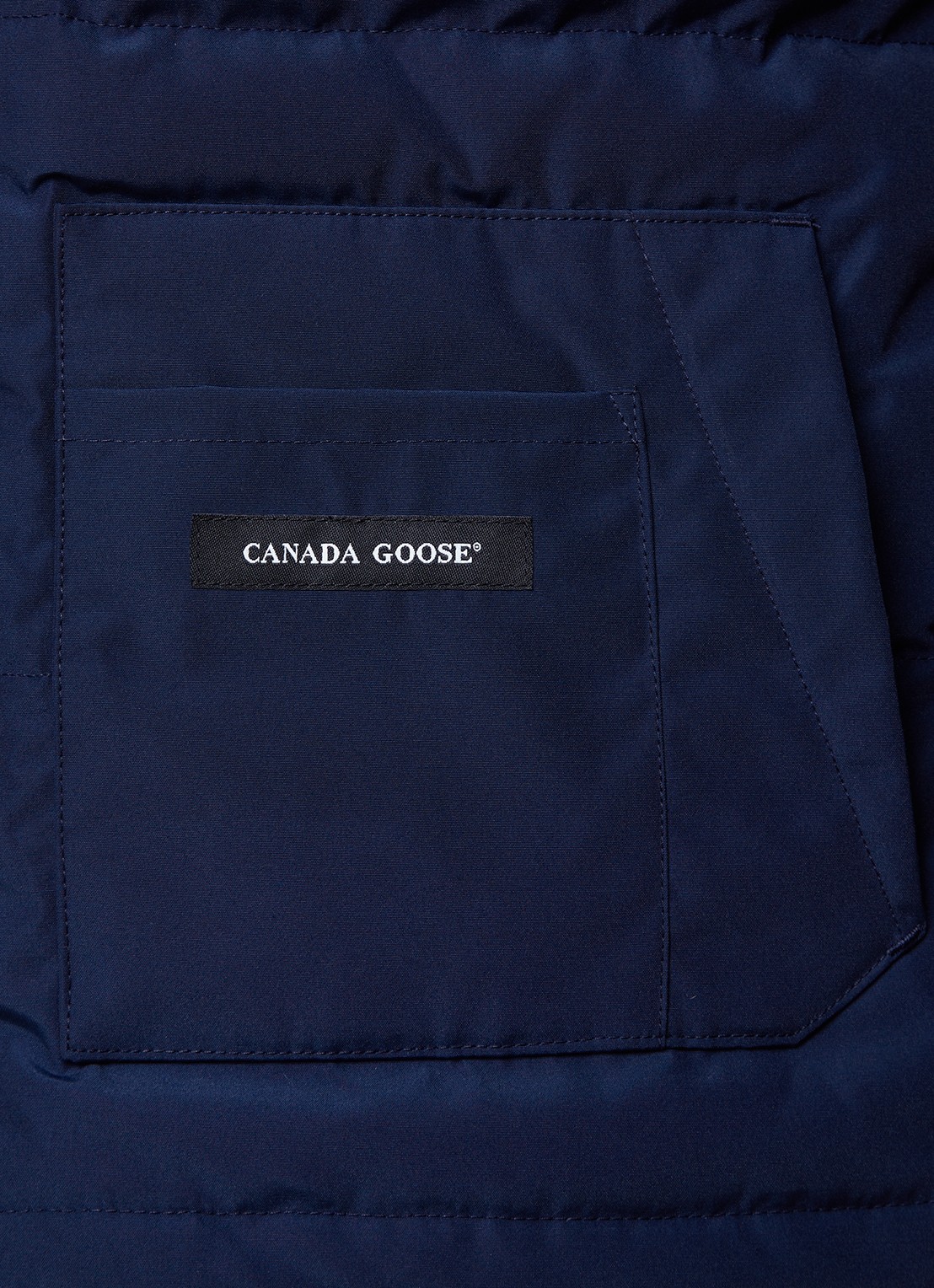 Canada Goose Freestyle gewatteerde bodywarmer met donsvulling en steekzakken - detail 4 donkerblauw